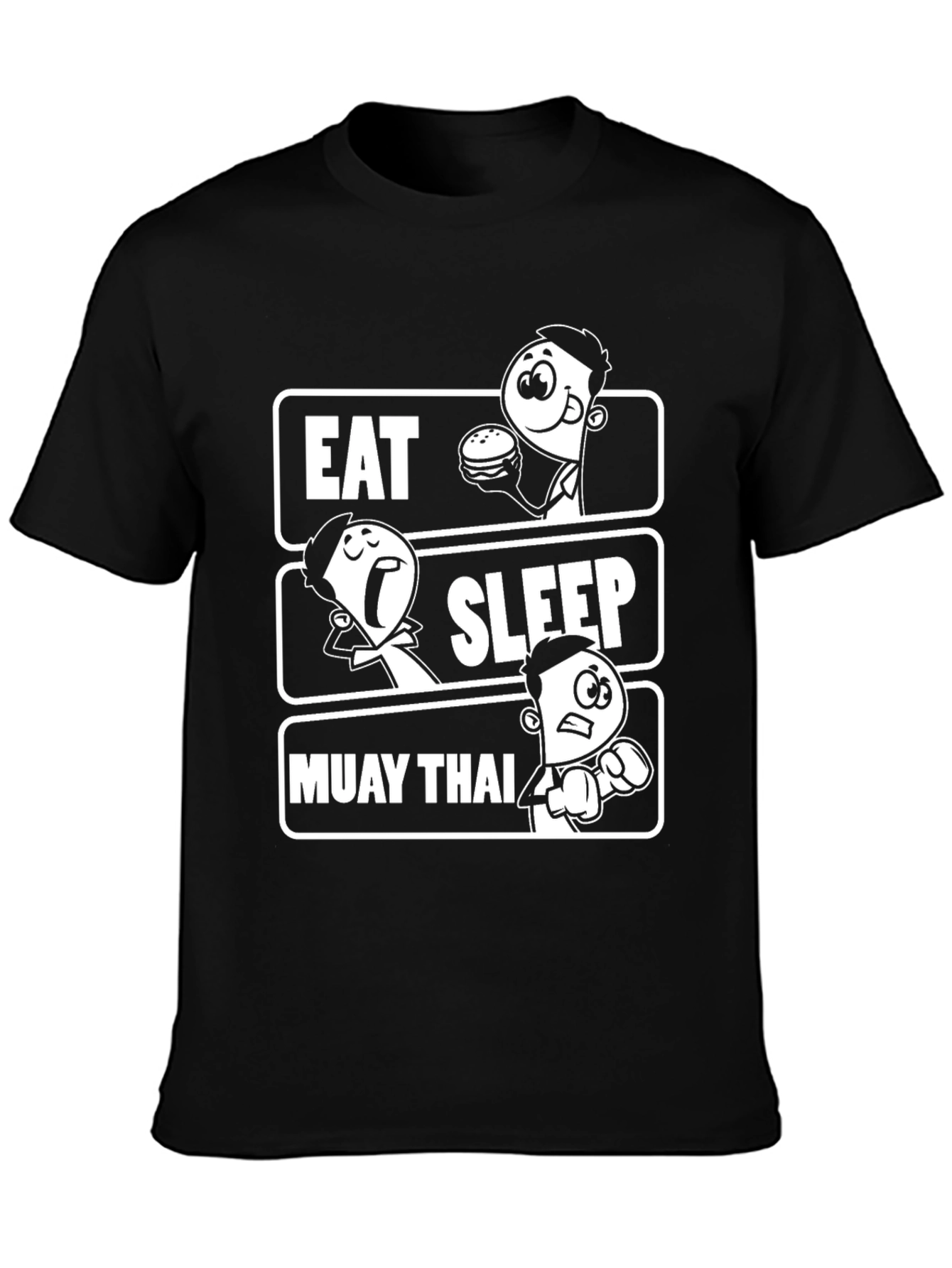 Eat Sleep Muay Thai T-Shirt Funny Thai Boxing Tee