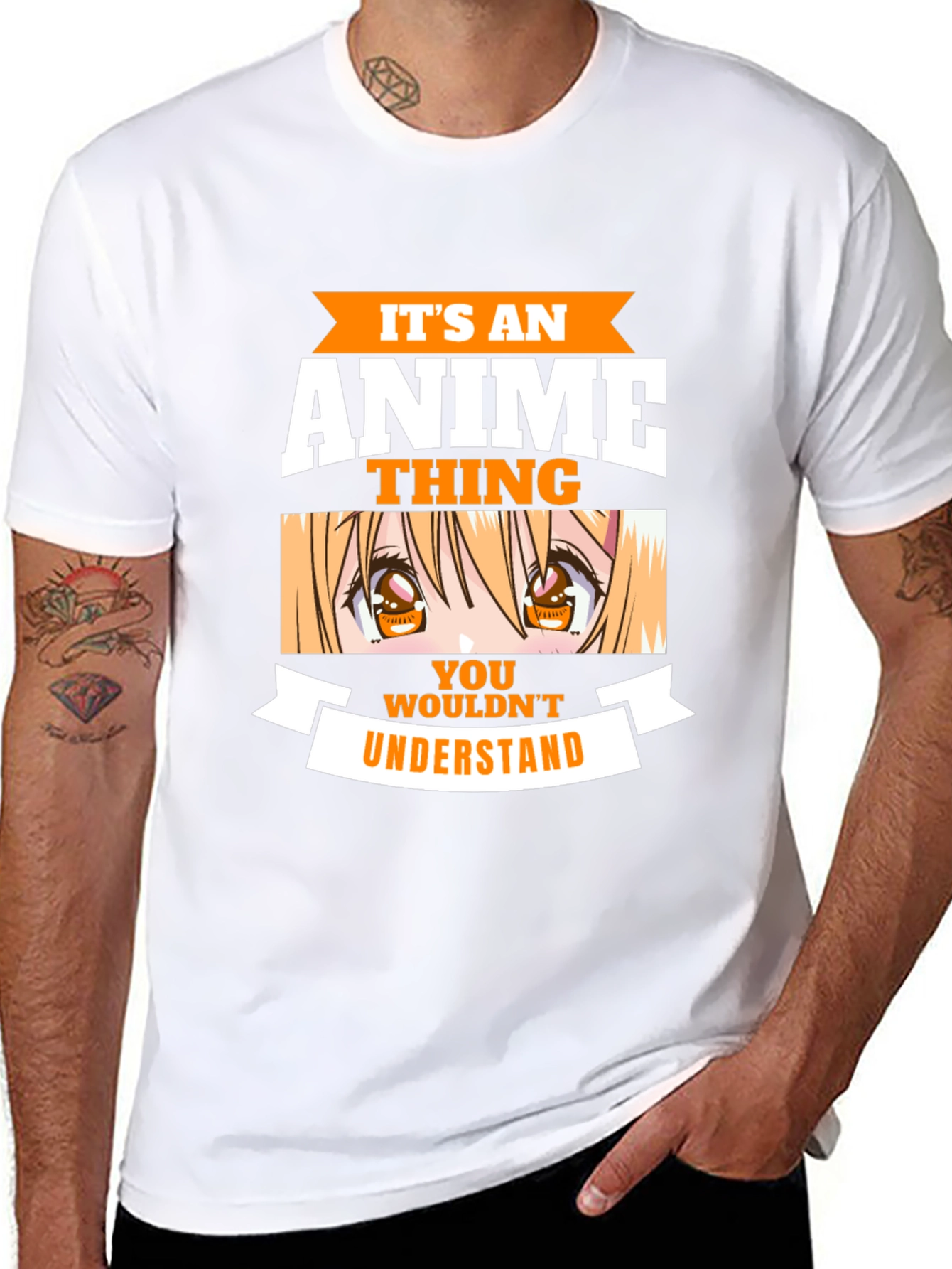 Anime Thing Graphic Tee - Black