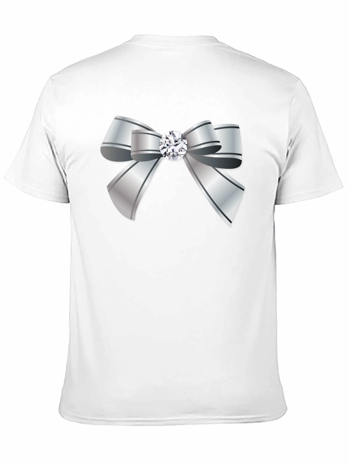 Silver Bow Graphic T-Shirt
