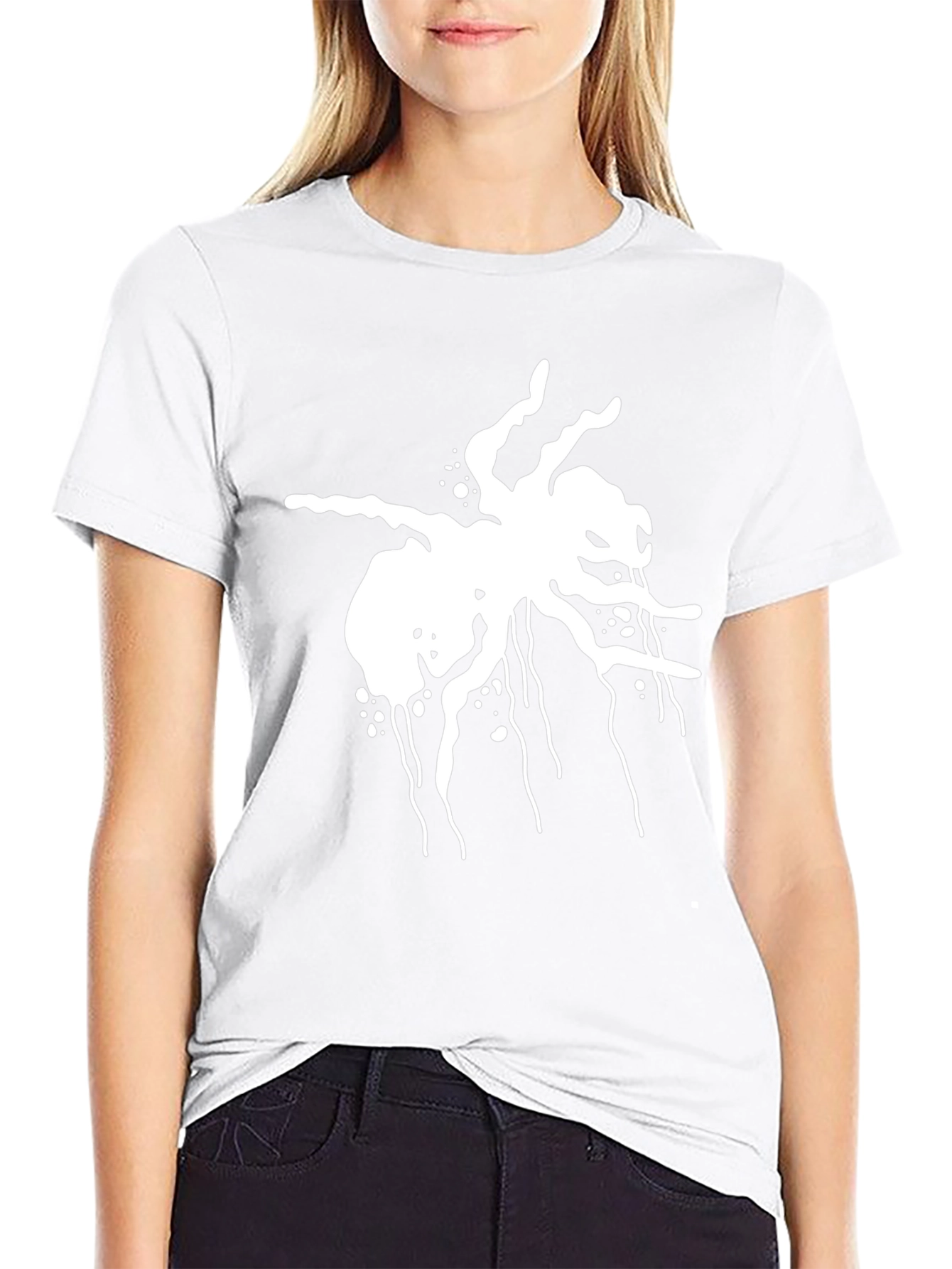 Creepy Spider Graphic Black T-Shirt