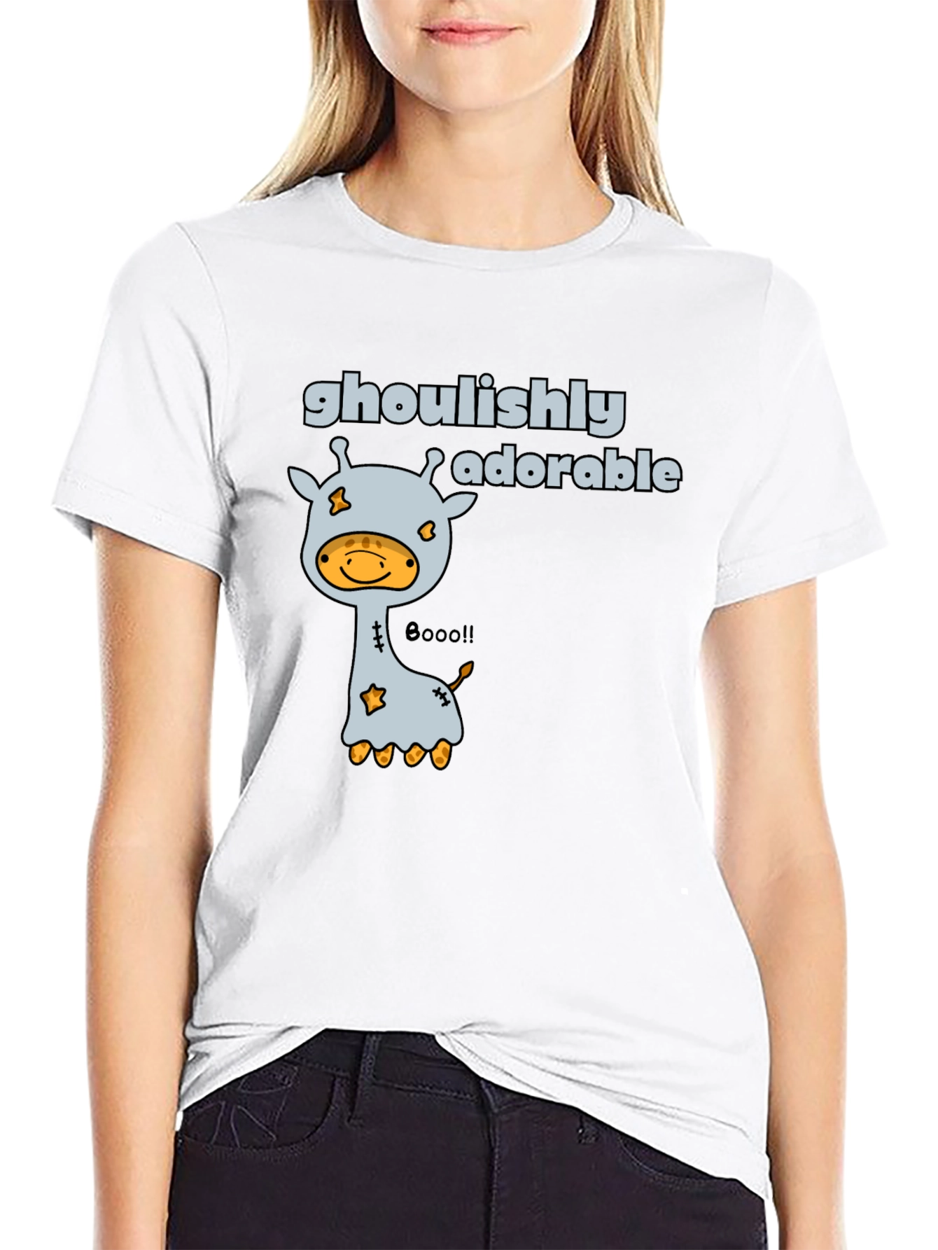 Ghoul Giraffe Graphic Tee