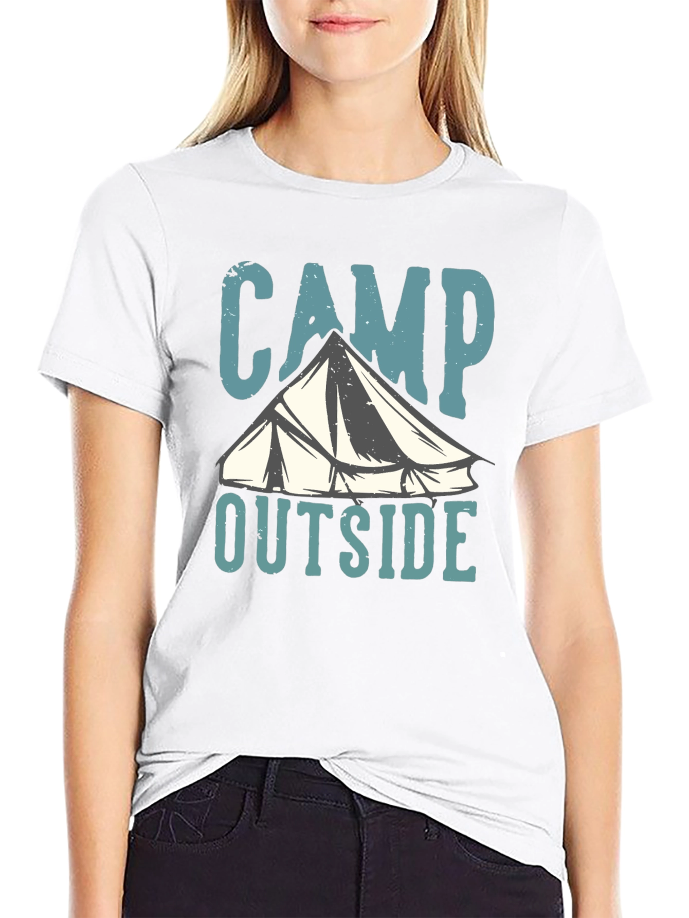 Camp Outside Graphic Tee - Adventure Awaits!