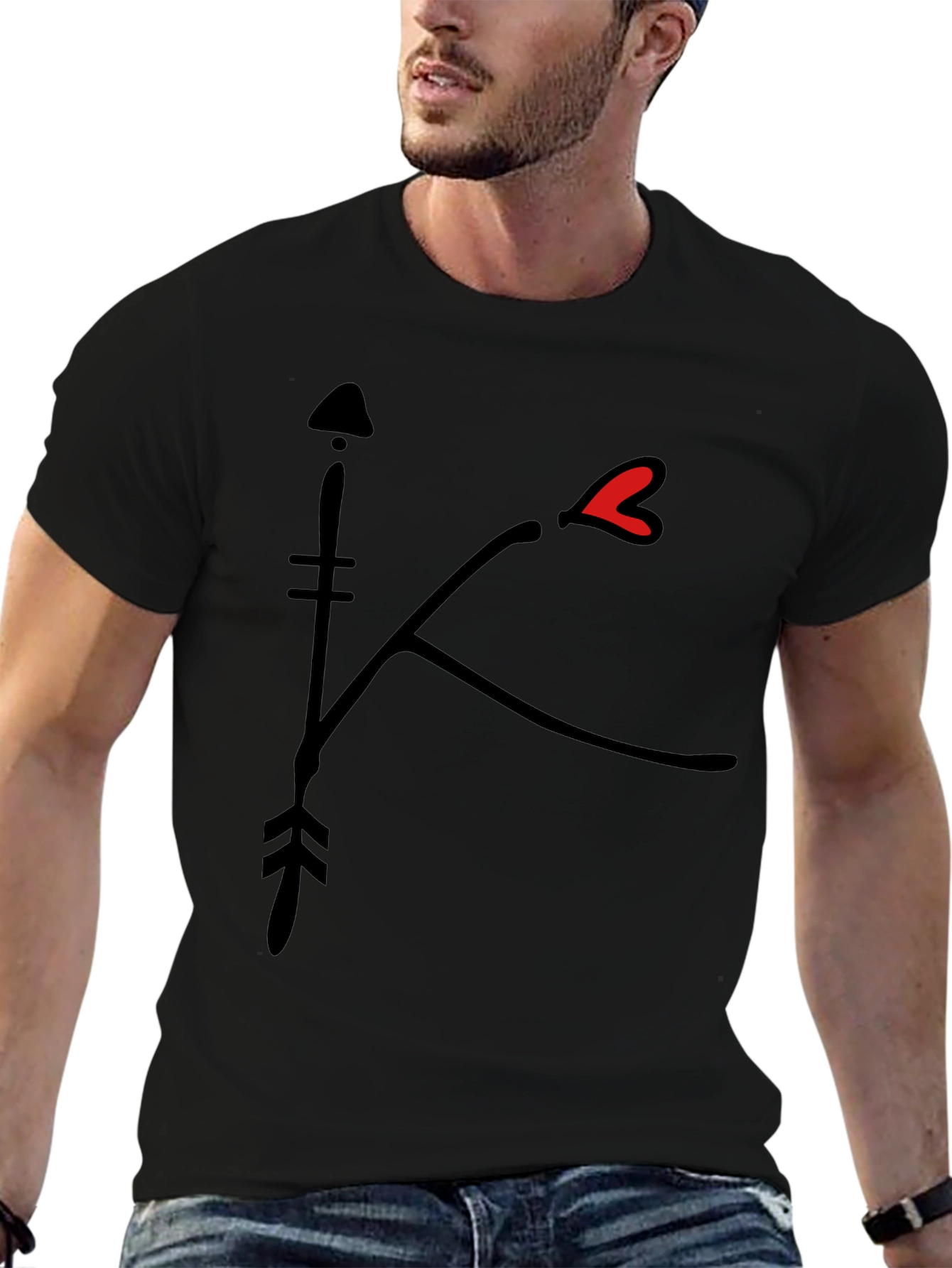 Arrow Heart T-Shirt - Cupids Love Tee