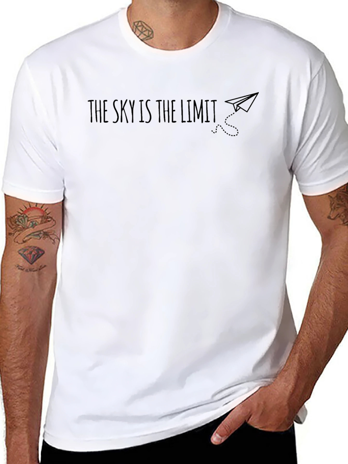 The Sky is the Limit Graphic Tee - Black
