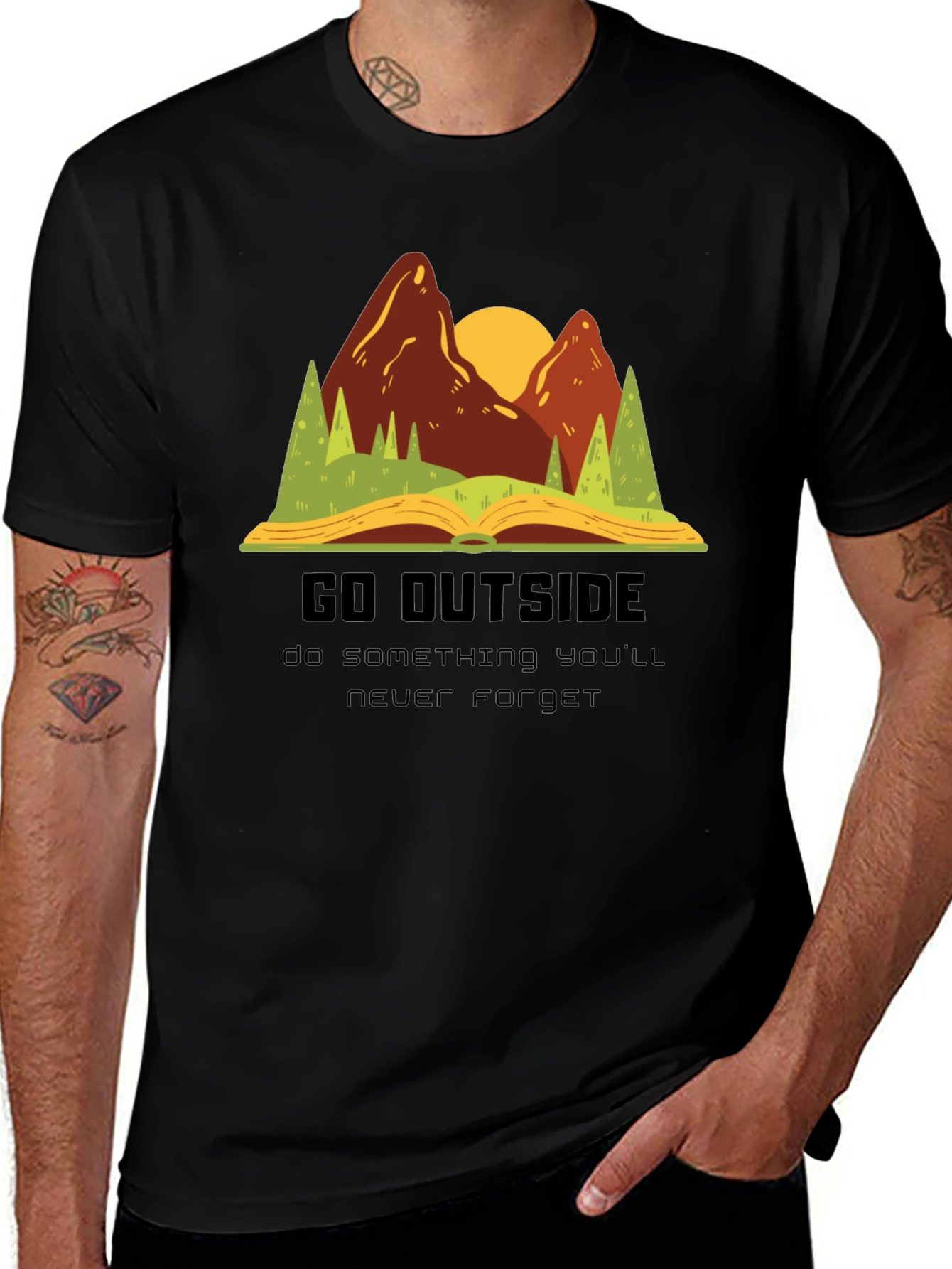 Go Outside T-Shirt - Nature Inspired Graphic Tee