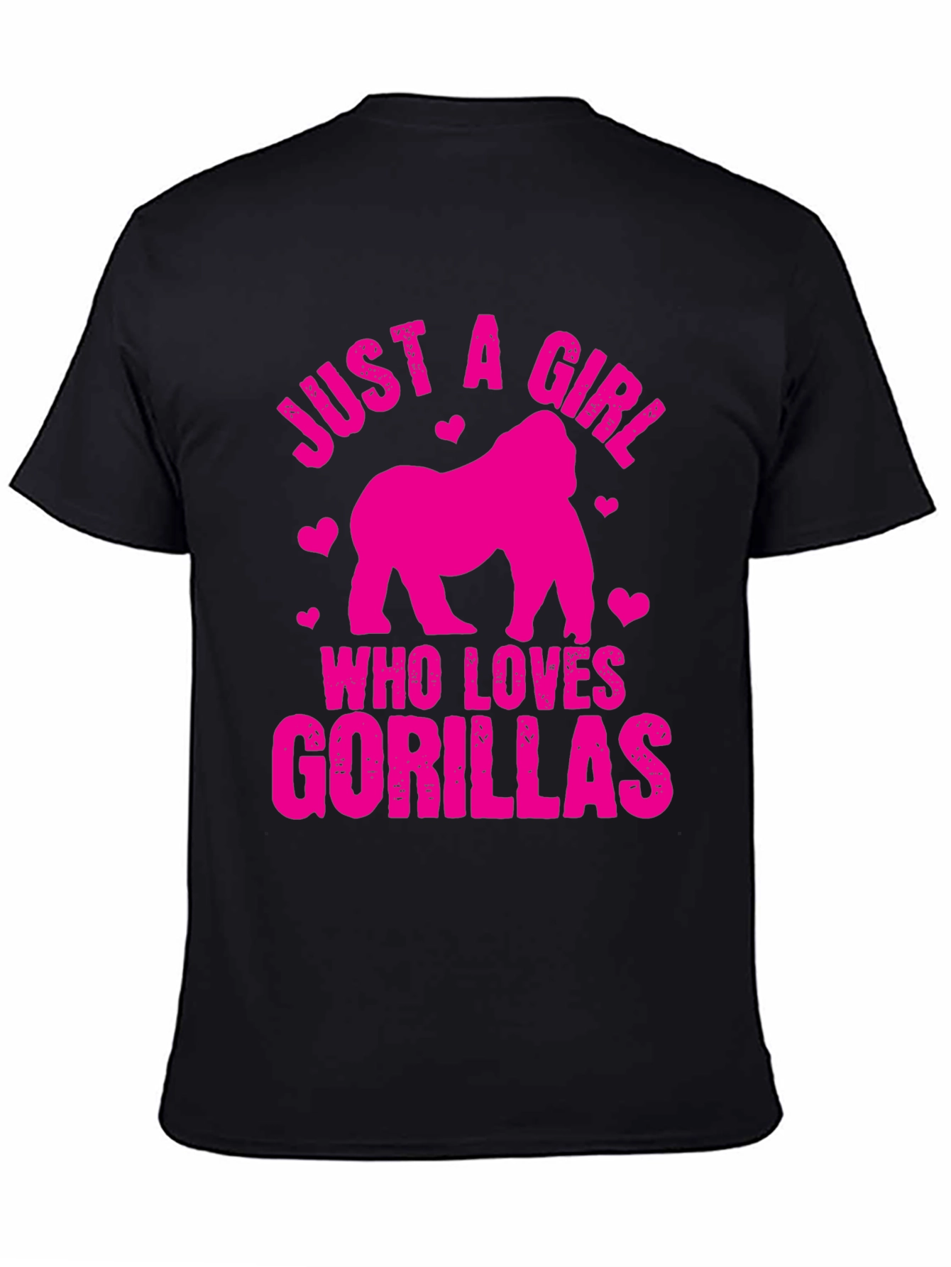 Just a Girl Who Loves Gorillas T-Shirt