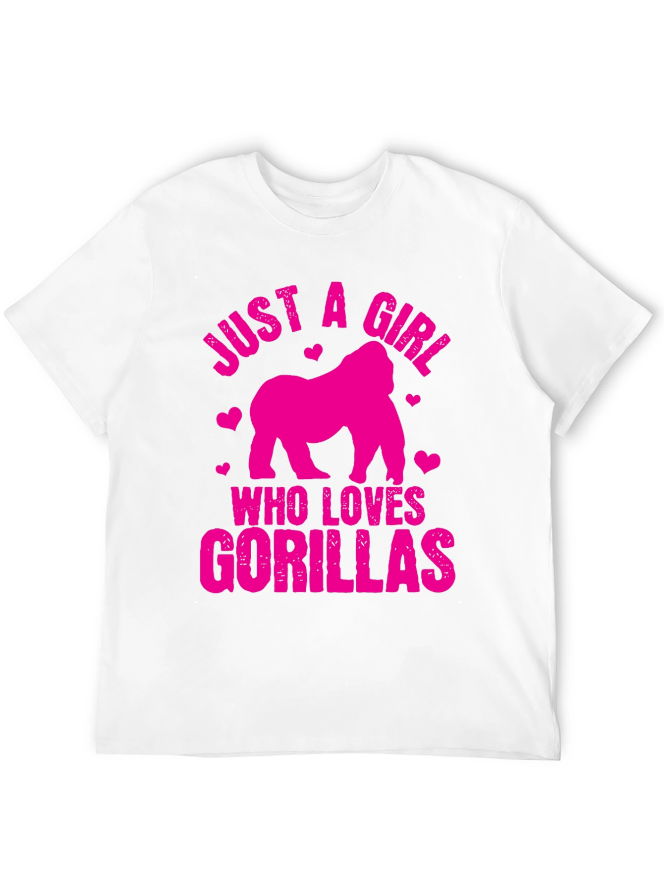 Just a Girl Who Loves Gorillas T-Shirt