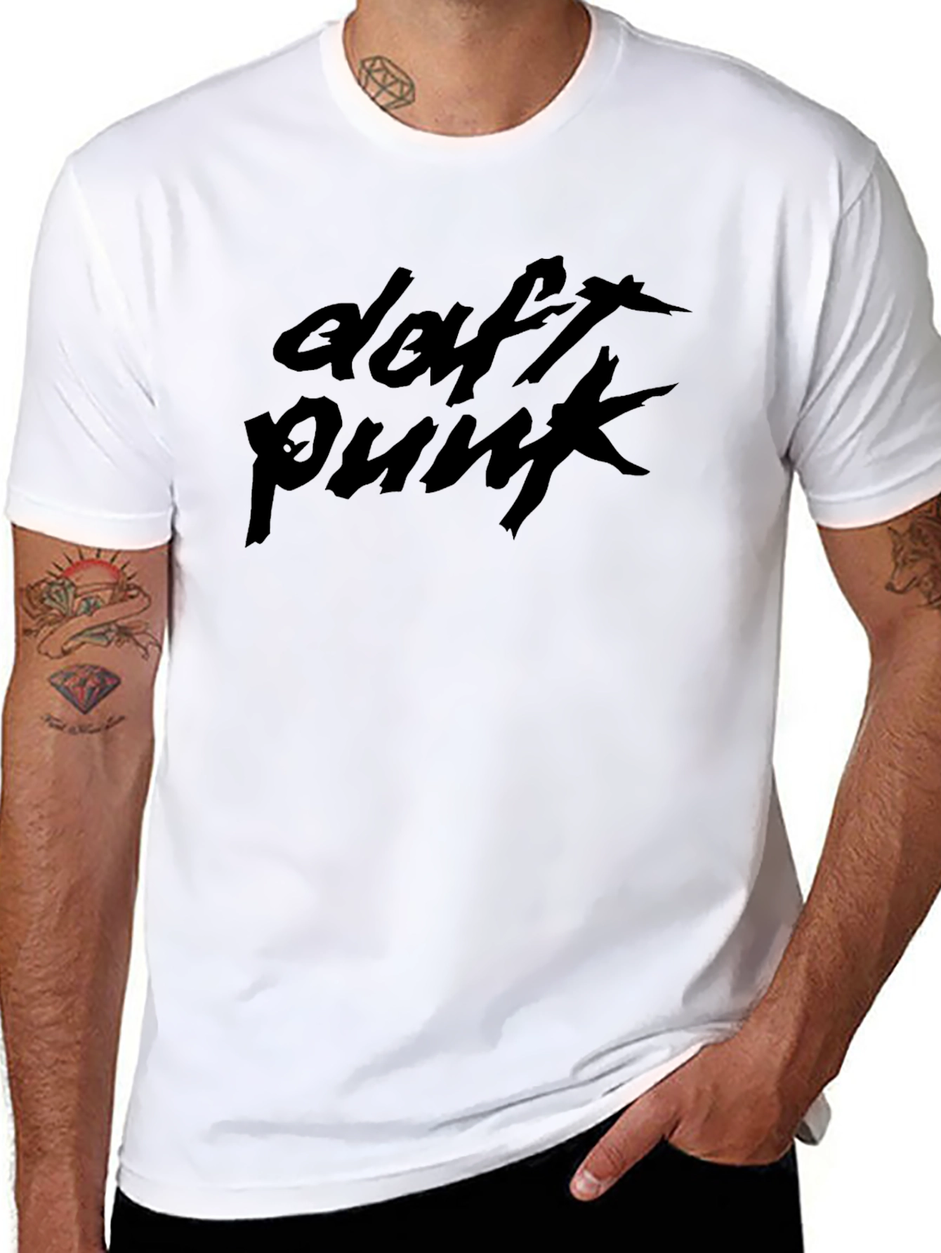 Daft Punk Graphic Tee - Classic Black T-Shirt