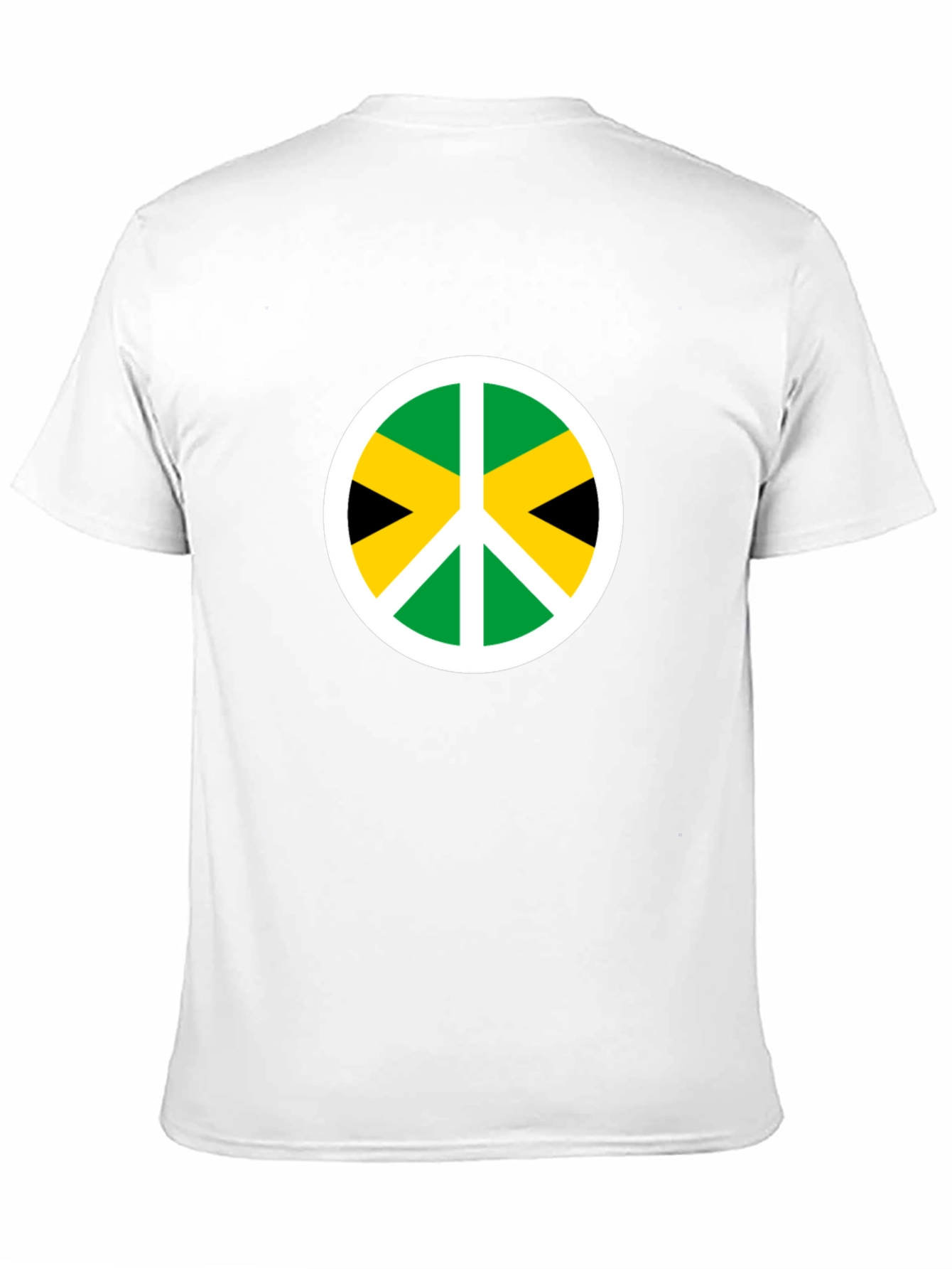 Jamaica Peace Sign T-Shirt - Black
