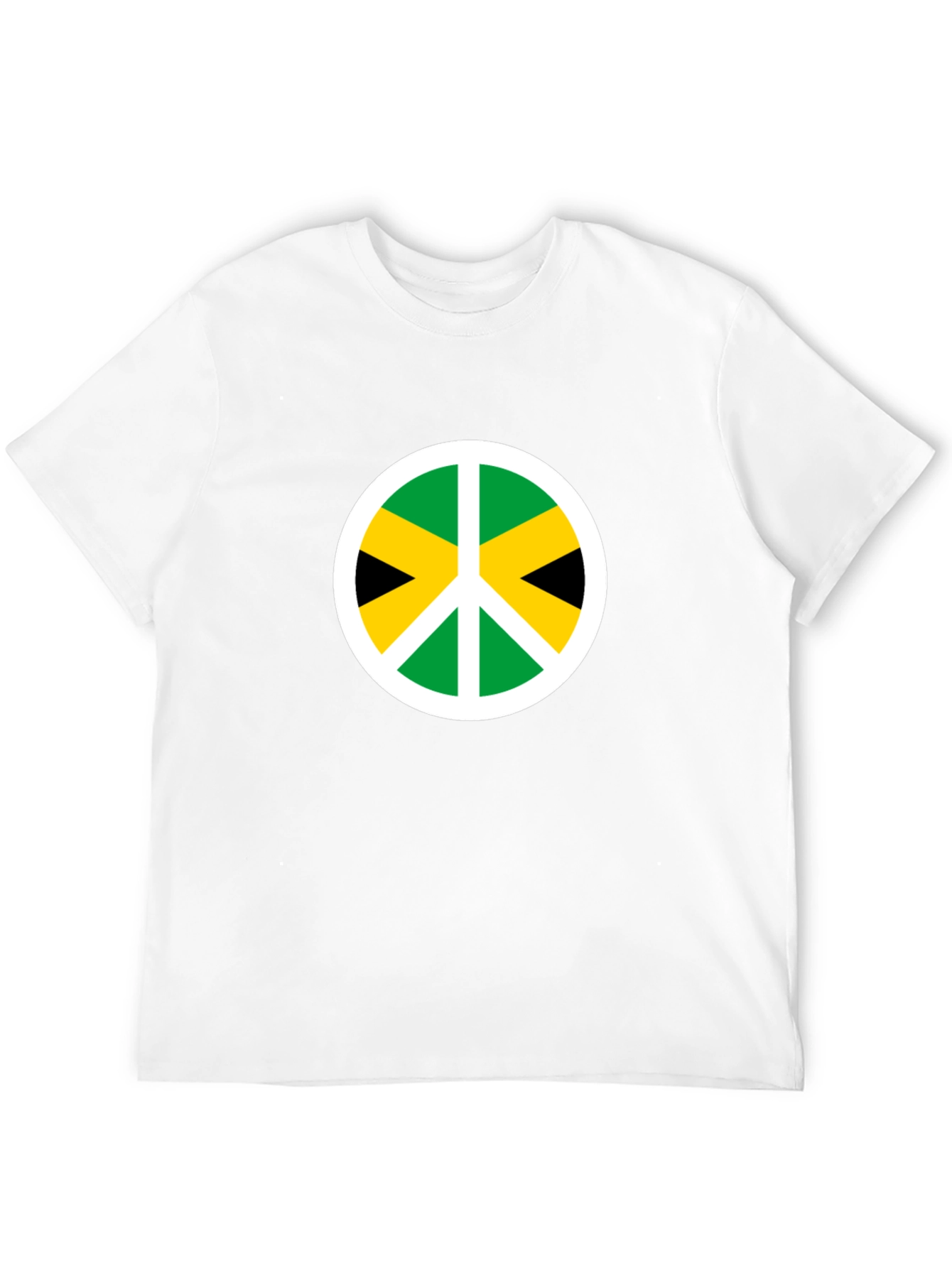 Jamaica Peace Sign T-Shirt - Black
