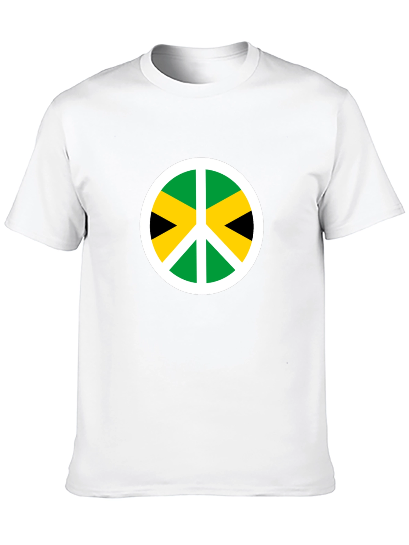 Jamaica Peace Sign T-Shirt - Black