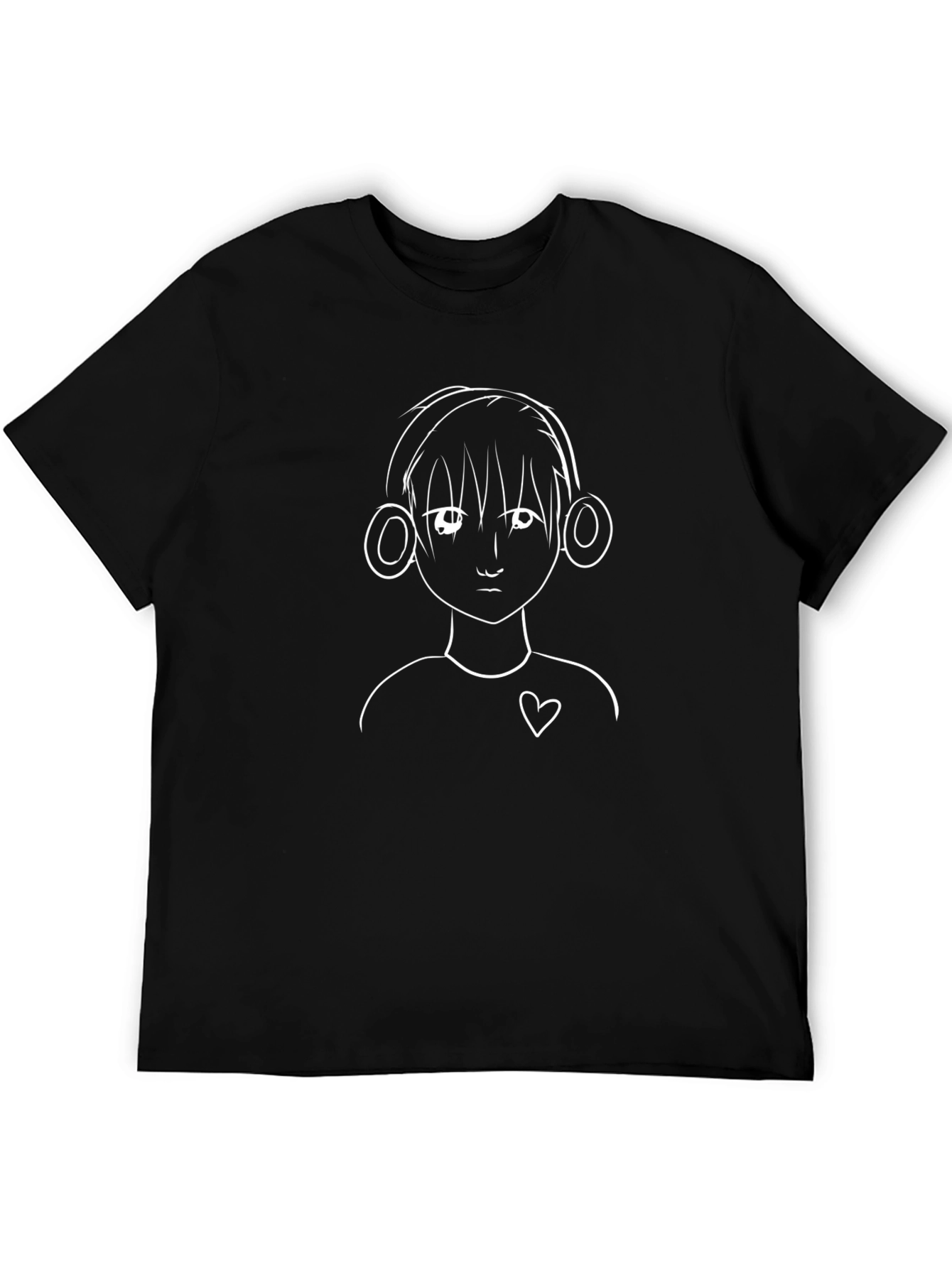 Graphic Tee: Anime Inspired Heart Beat