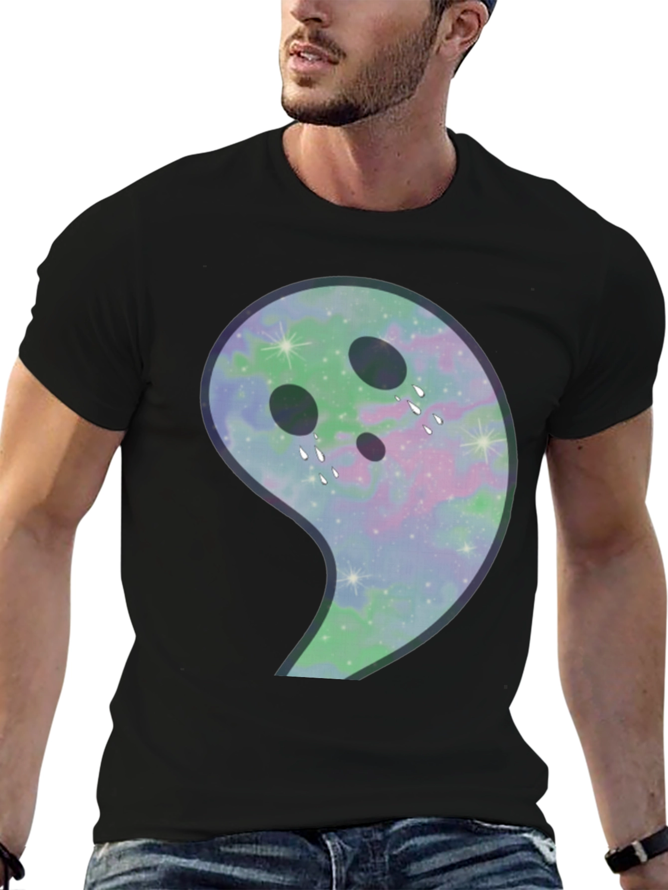 Galaxy Ghost Unisex T-Shirt