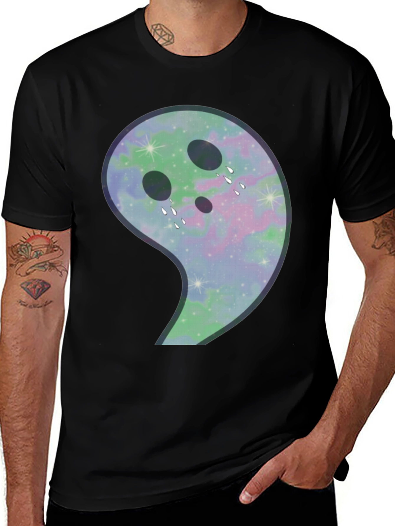 Galaxy Ghost Unisex T-Shirt