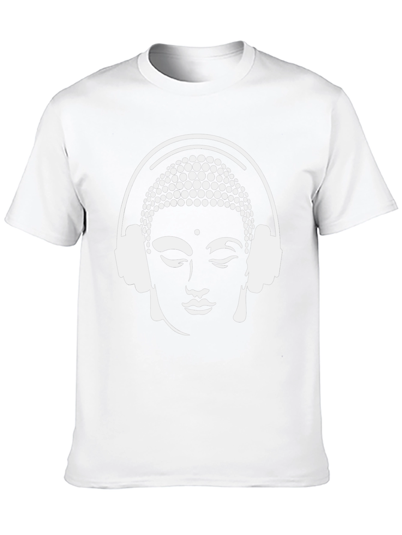 Buddha Headphones Graphic Tee - Black