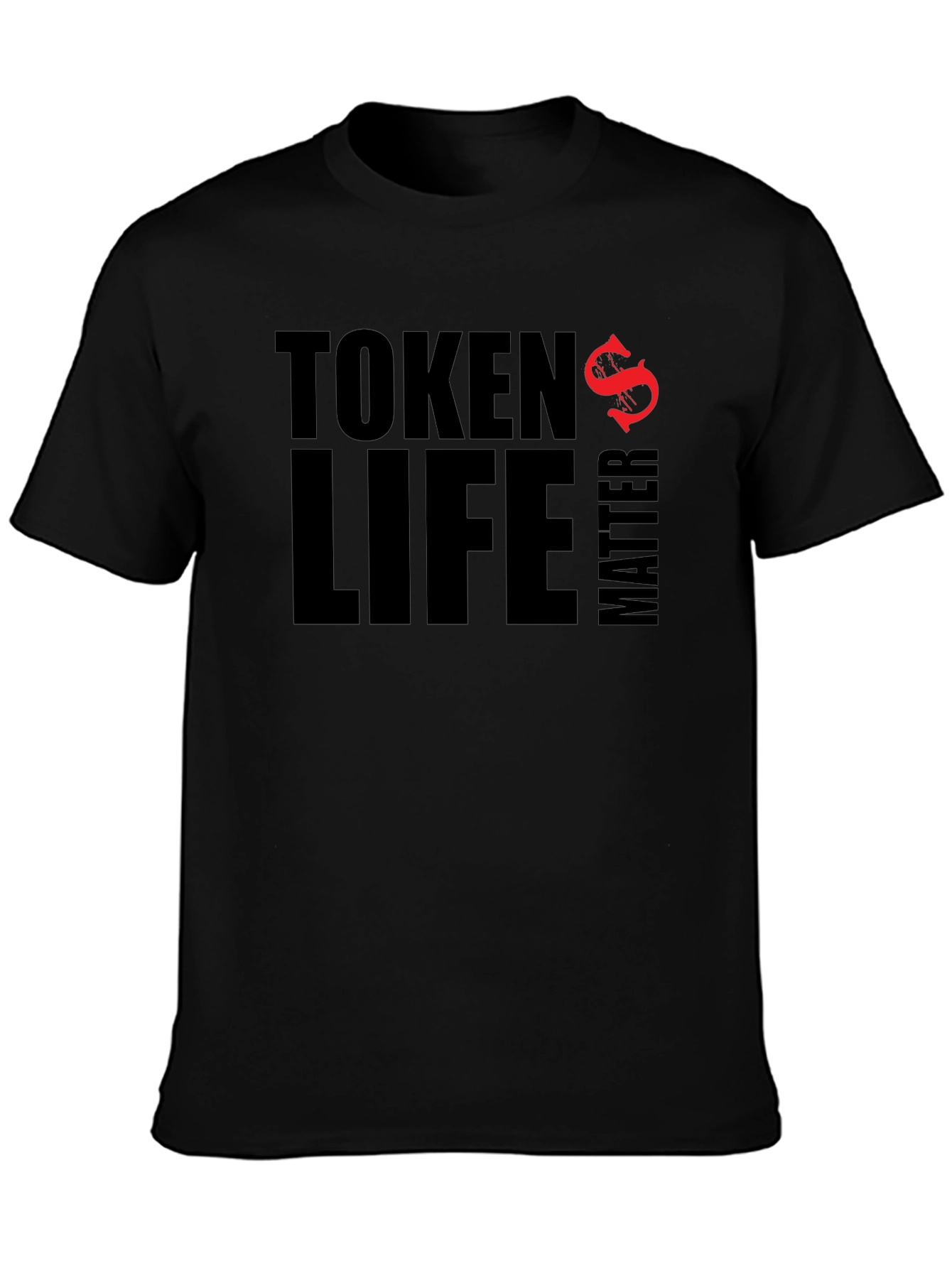 Token Life Matters Graphic Tee - Black