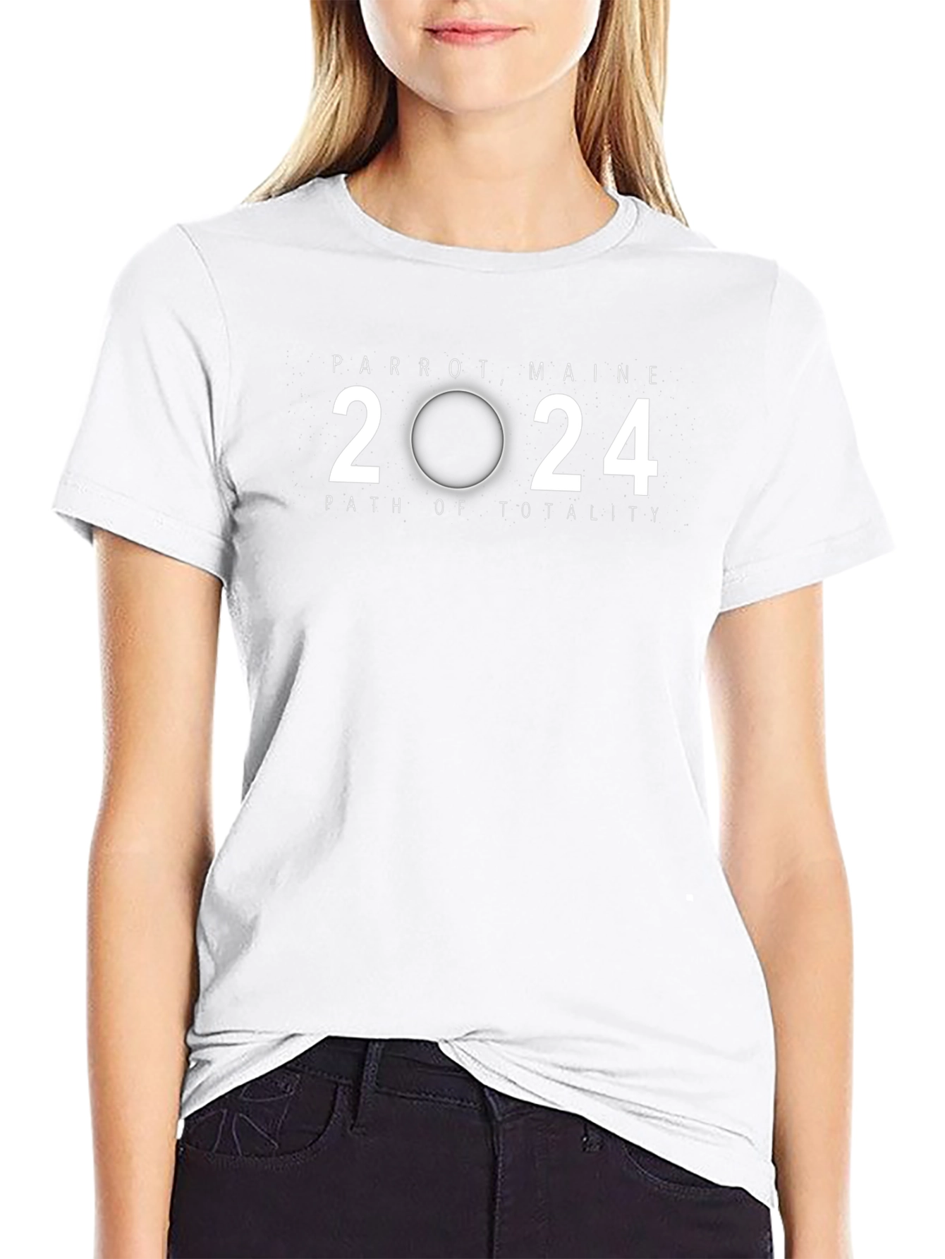Parrot Maine 2024 Total Solar Eclipse T-Shirt