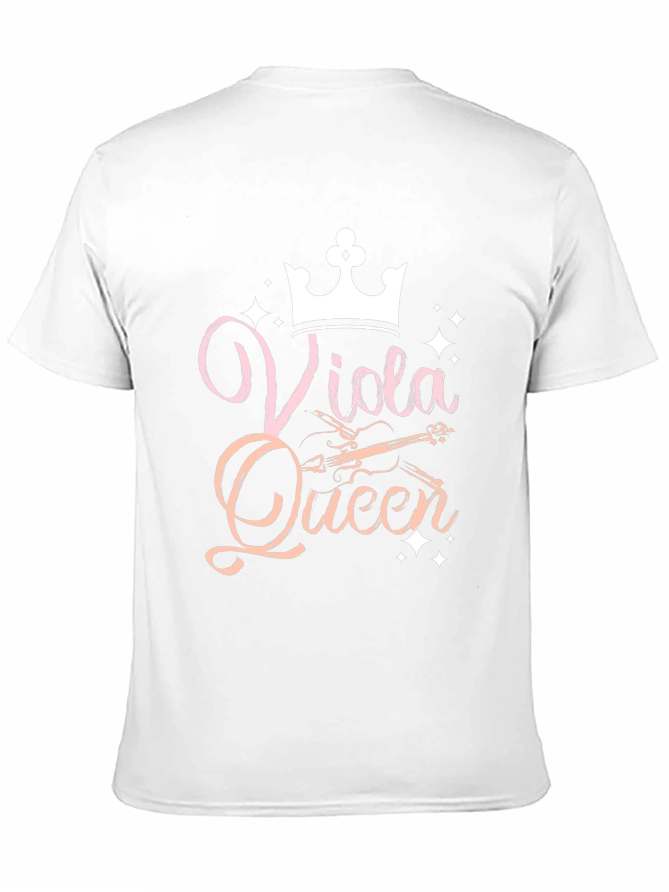 Viola Queen Black T-Shirt Musical Instrument Apparel