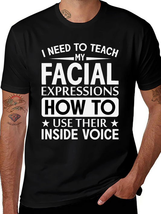 Funny Facial Expressions T-Shirt - Sarcastic Humor Tee