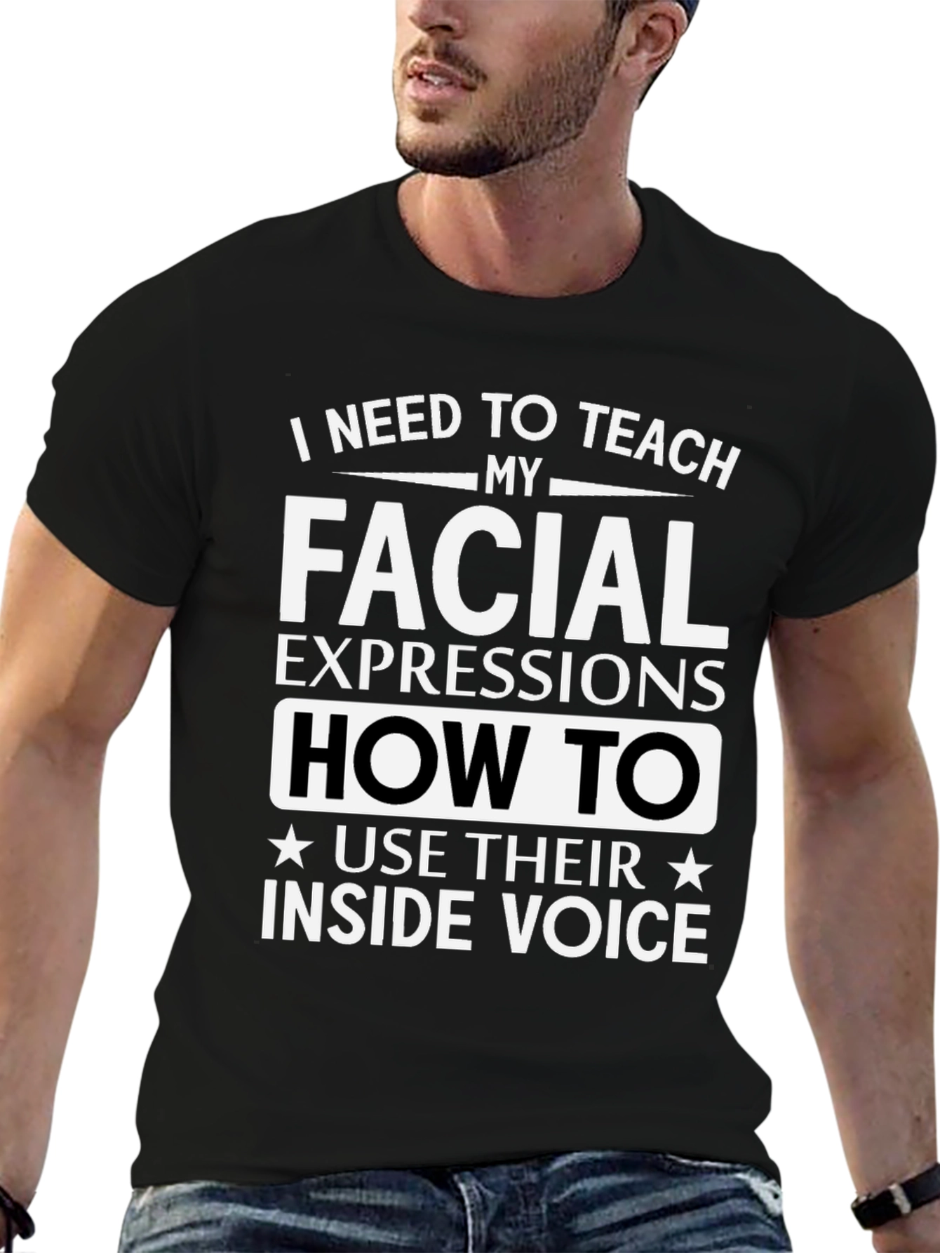 Funny Facial Expressions T-Shirt - Sarcastic Humor Tee