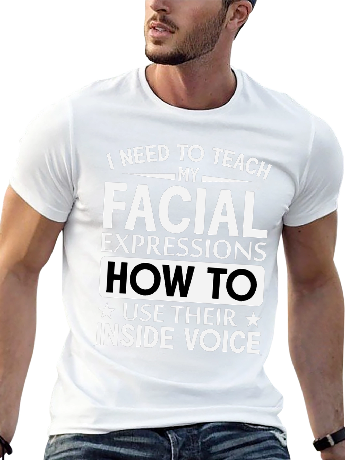 Funny Facial Expressions T-Shirt - Sarcastic Humor Tee