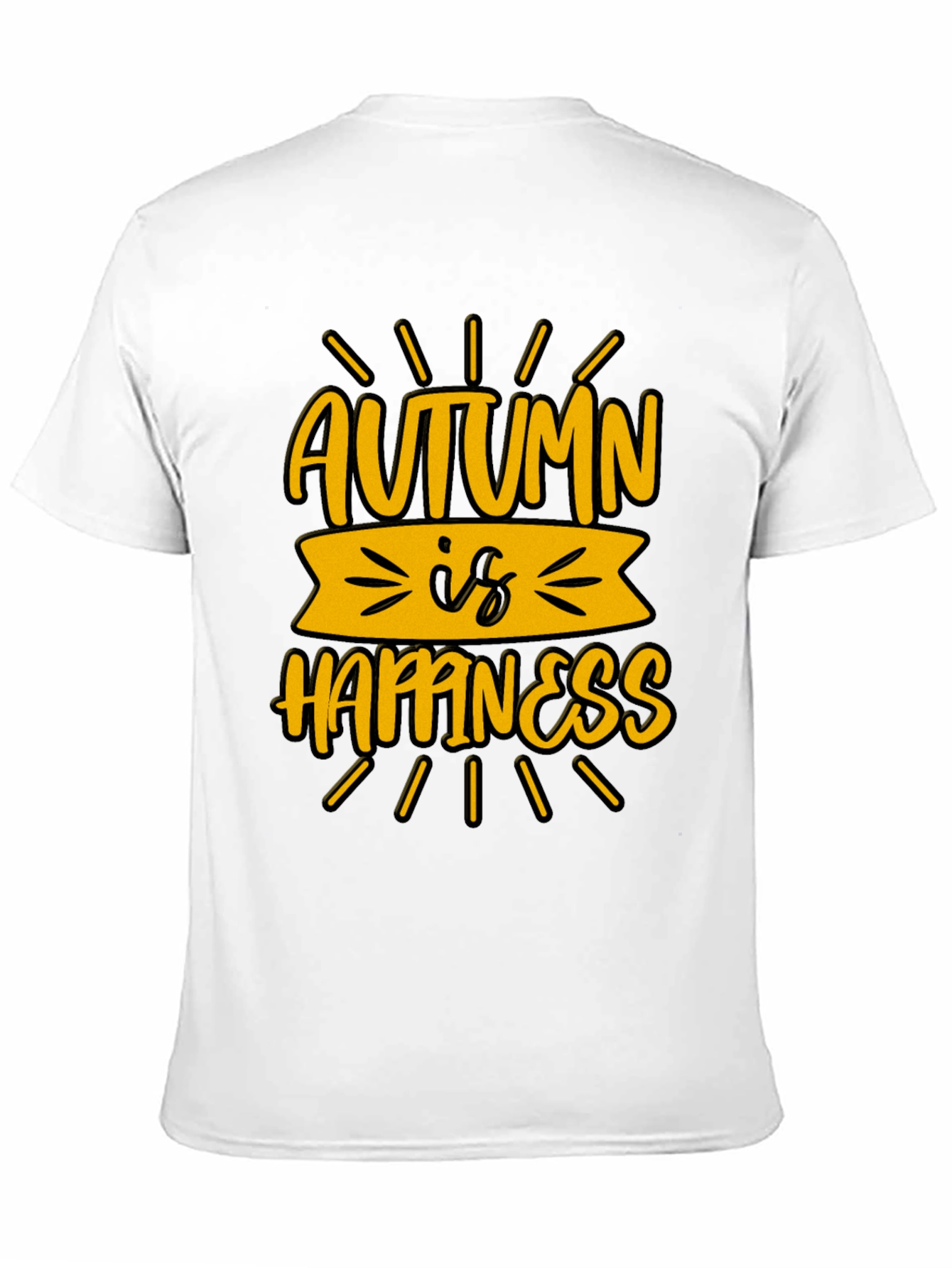 Autumn Happiness T-Shirt Fall Vibes Tee