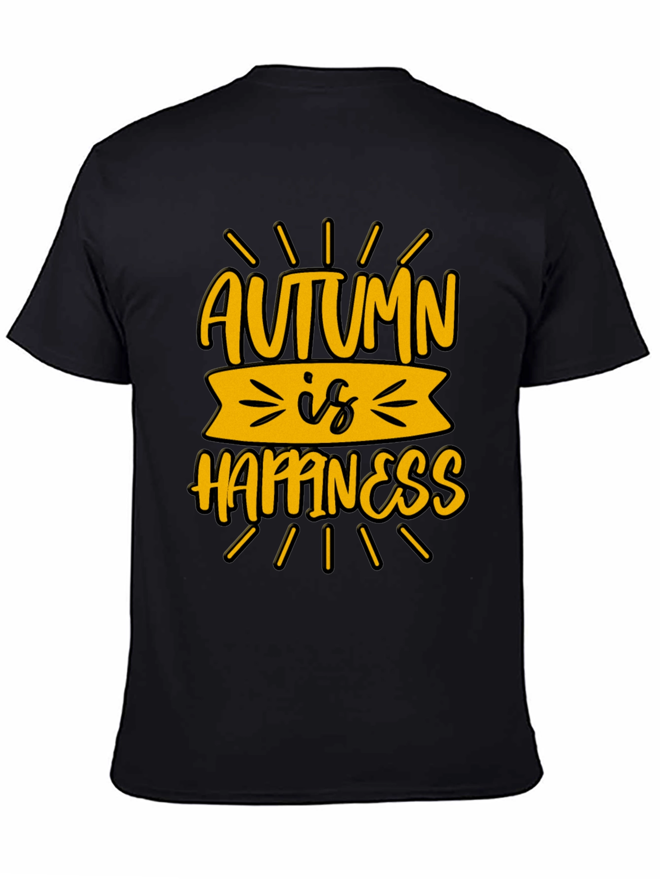Autumn Happiness T-Shirt Fall Vibes Tee