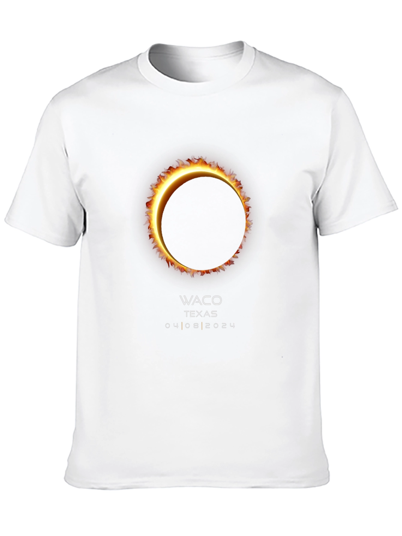 Waco Texas Eclipse 04/08/2024 Total Solar Eclipse T-Shirt