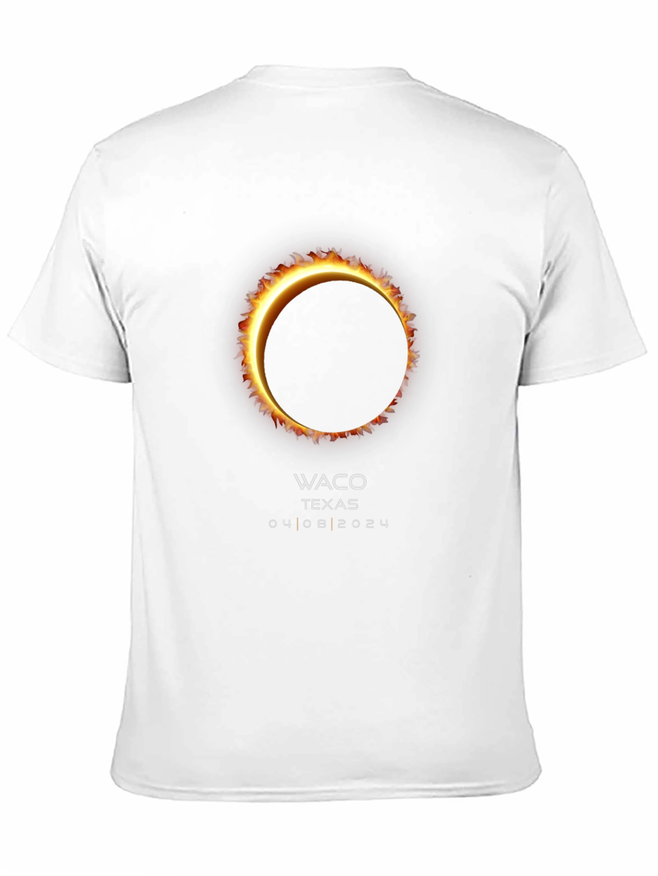 Waco Texas Eclipse 04/08/2024 Total Solar Eclipse T-Shirt