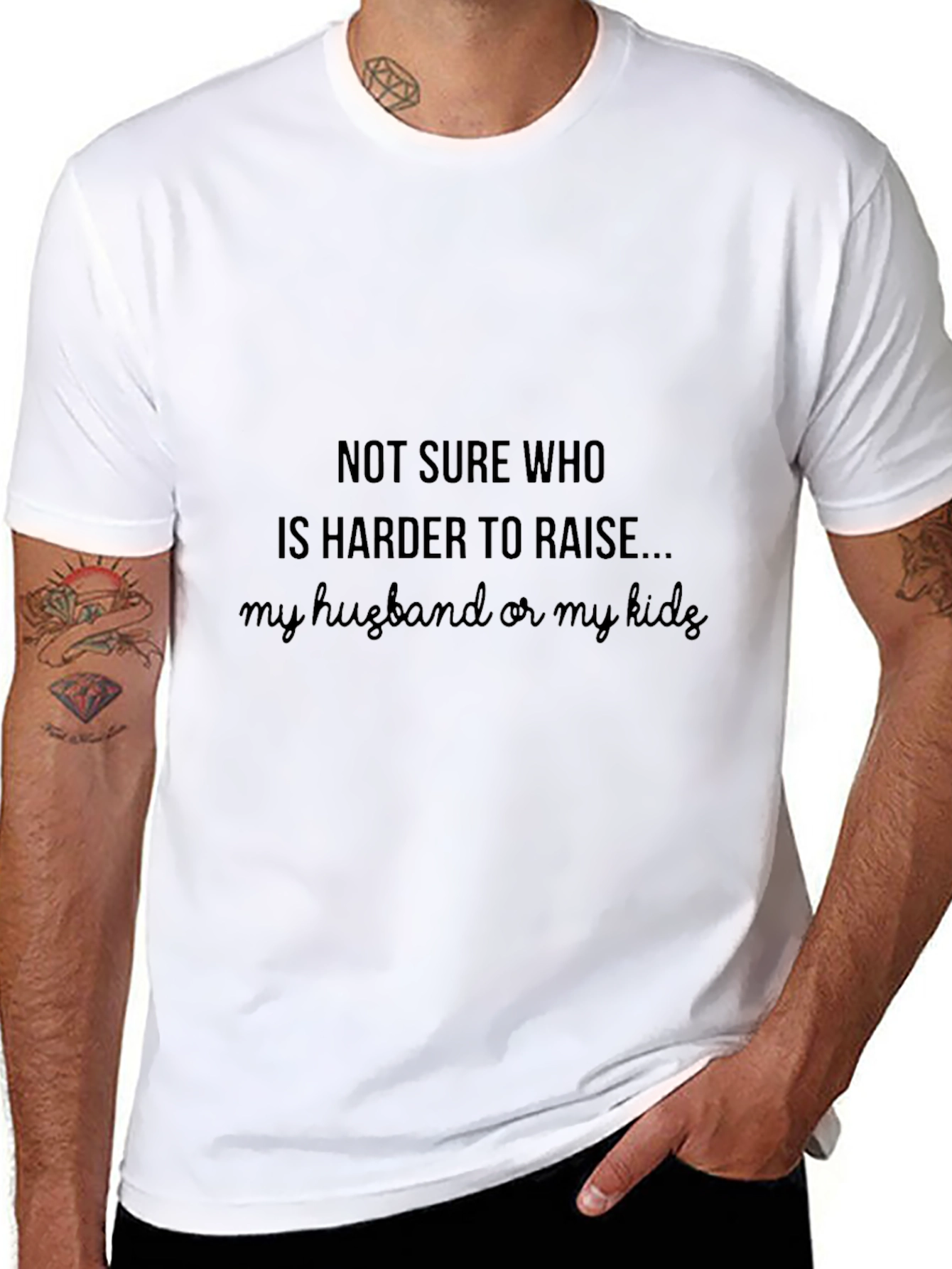 Humorous Husband or Kids Graphic Tee
