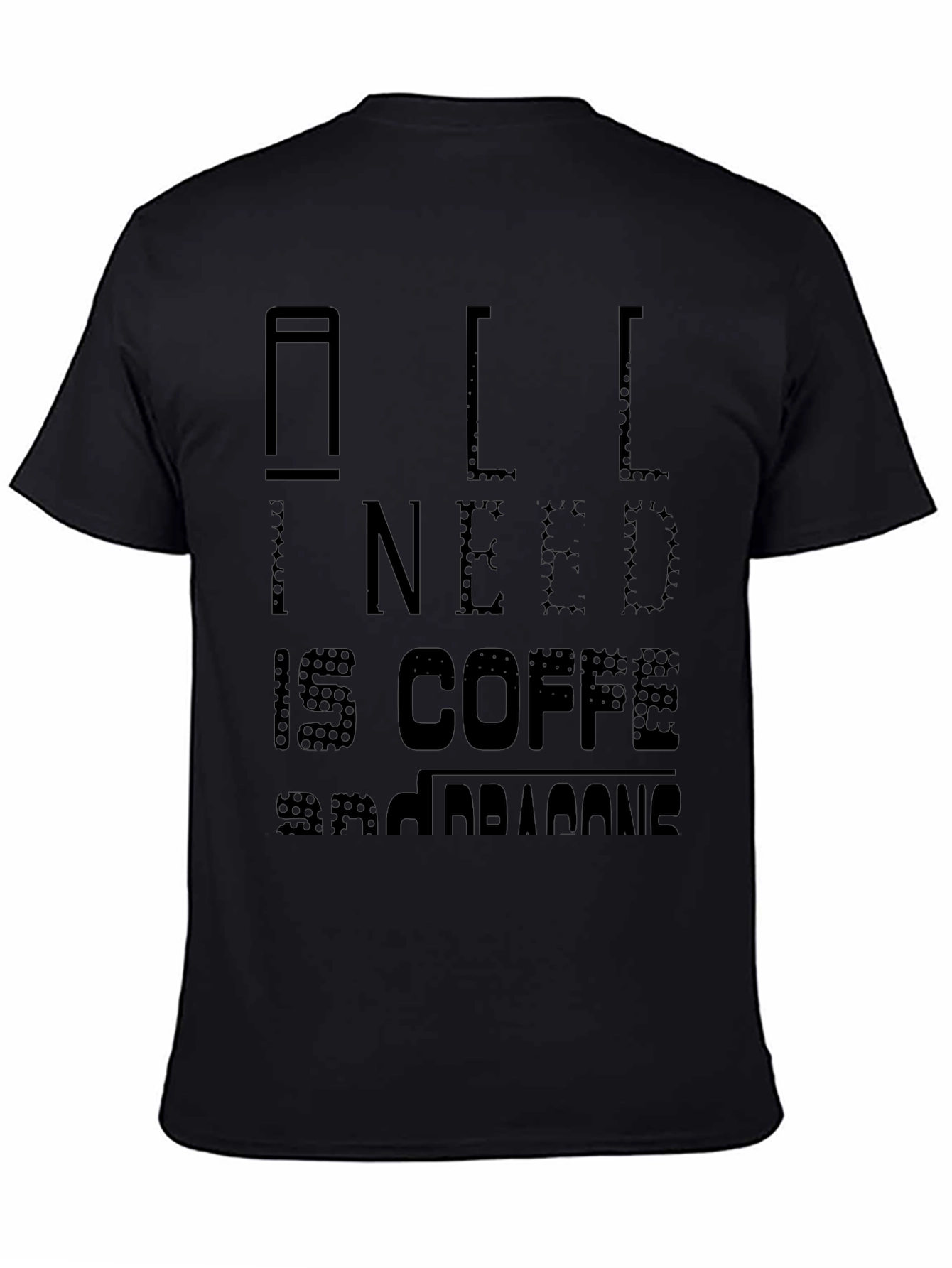 All I Need Is Coffee Mens Graphic Tee