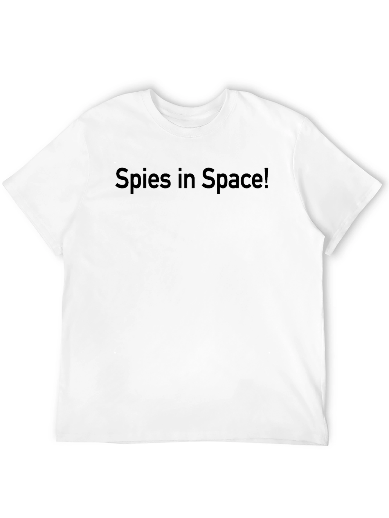 Spies in Space! Graphic Tee - Black Cotton T-Shirt