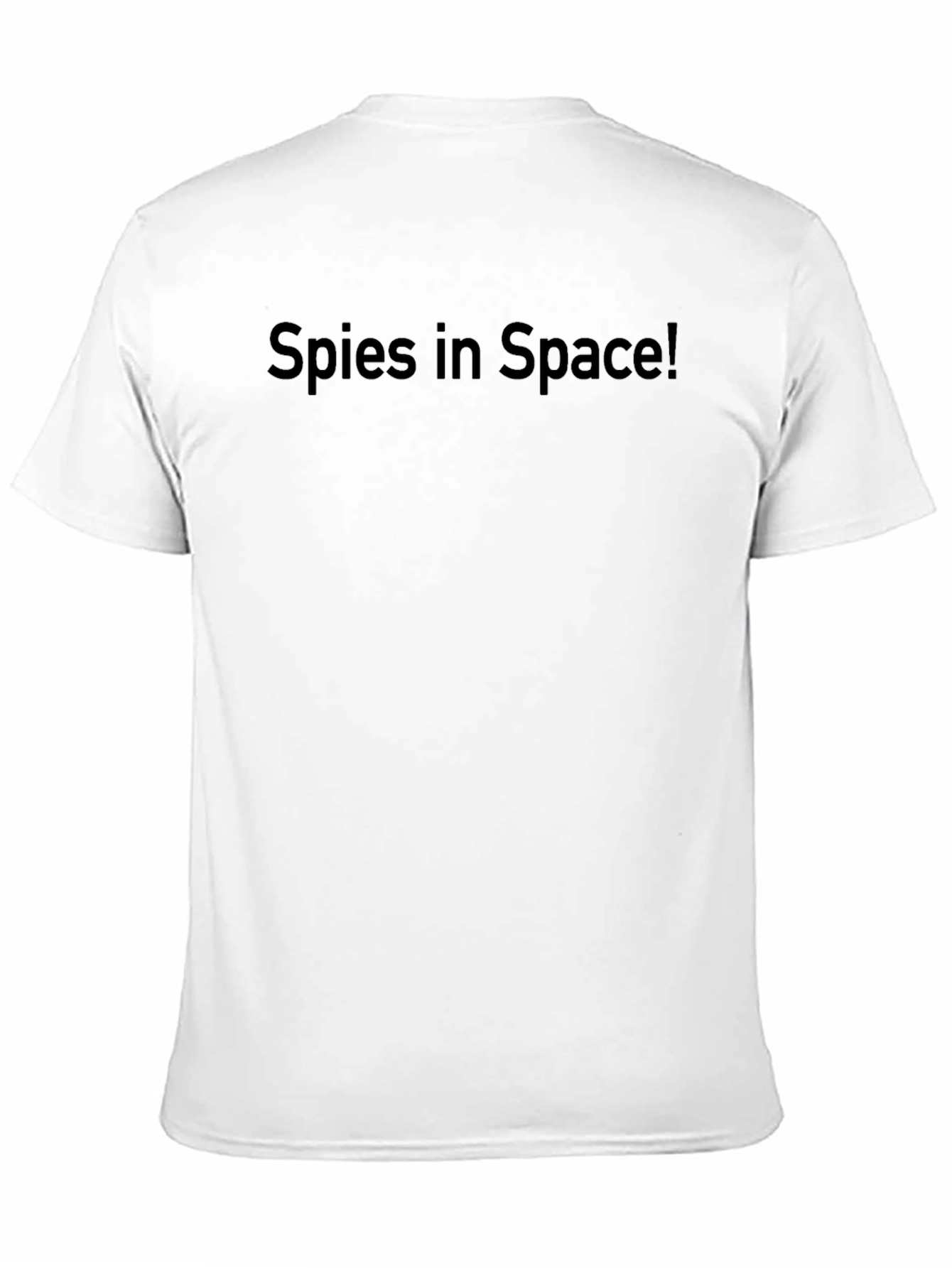 Spies in Space! Graphic Tee - Black Cotton T-Shirt