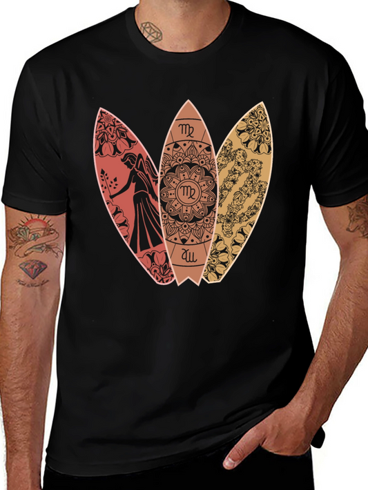 Virgo Surfboard T-Shirt - Zodiac Sign Tee