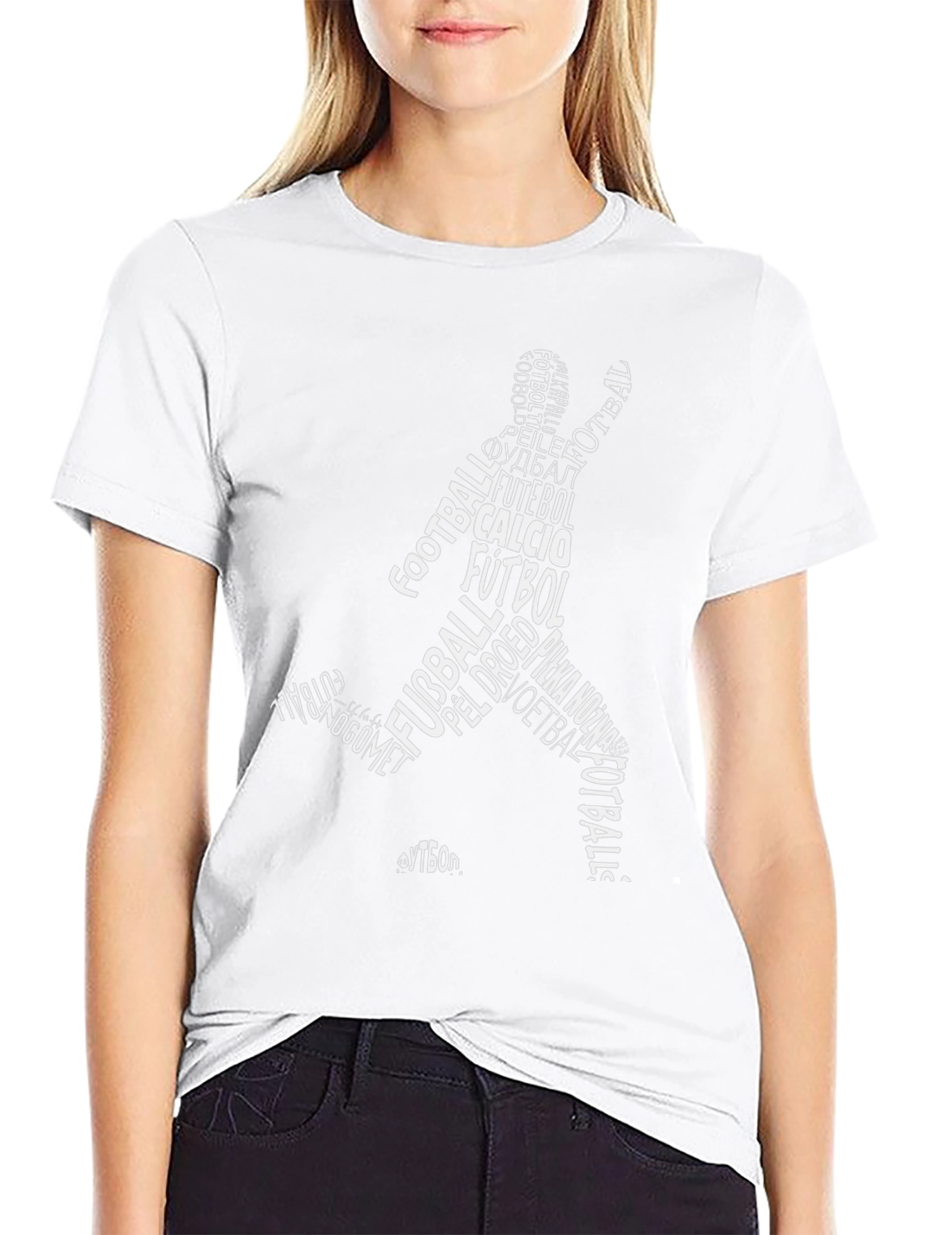 Soccer Lover T-Shirt - Football Word Art Design