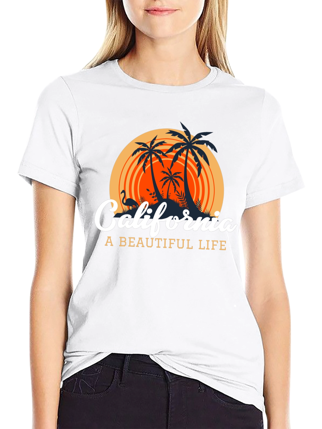 California Graphic T-Shirt: A Beautiful Life