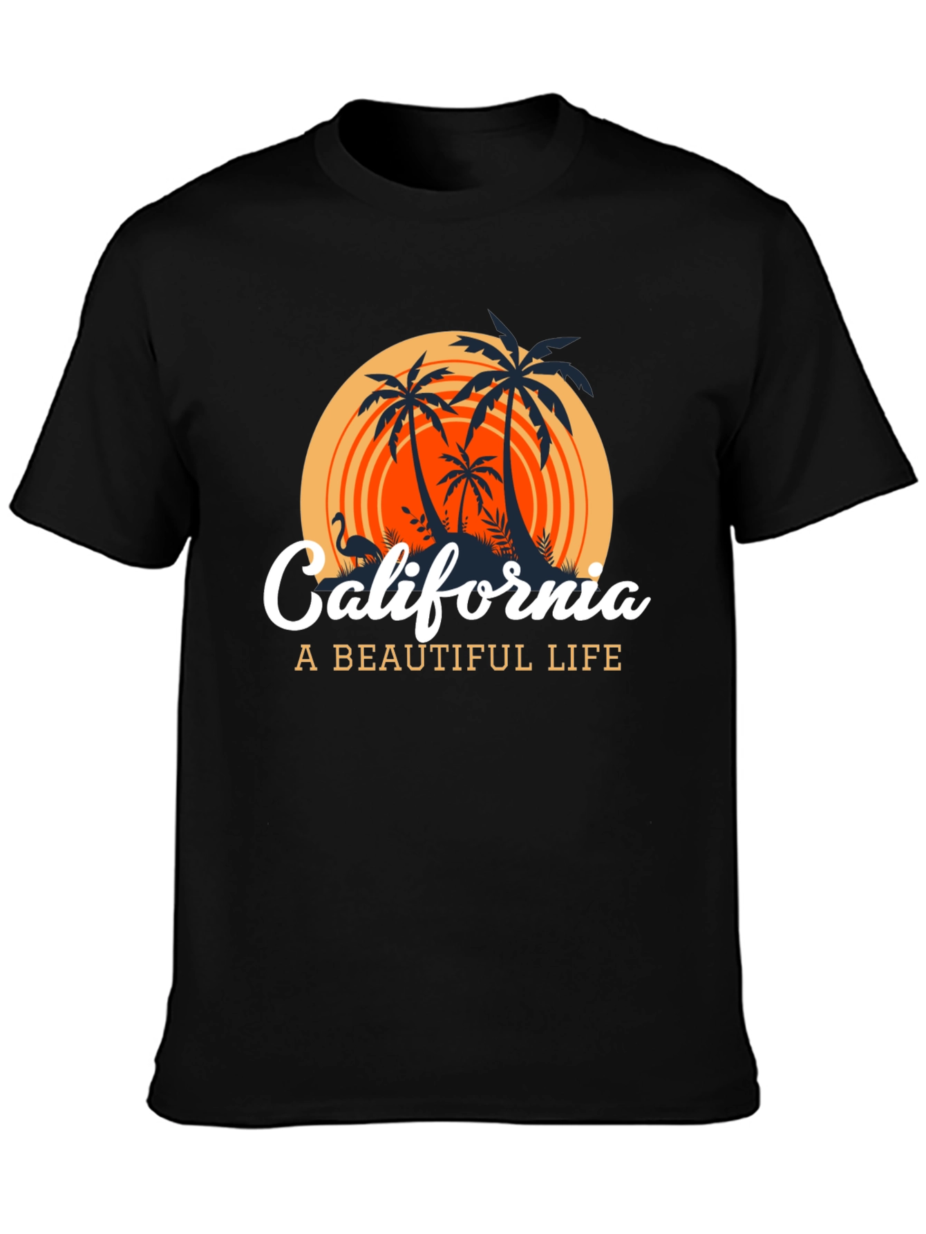 California Graphic T-Shirt: A Beautiful Life