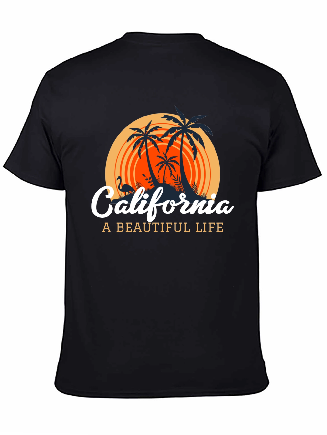 California Graphic T-Shirt: A Beautiful Life