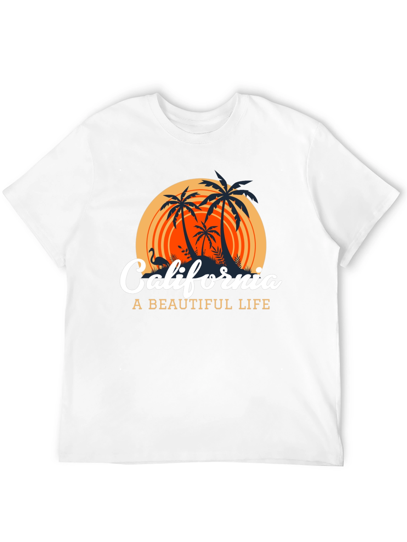 California Graphic T-Shirt: A Beautiful Life