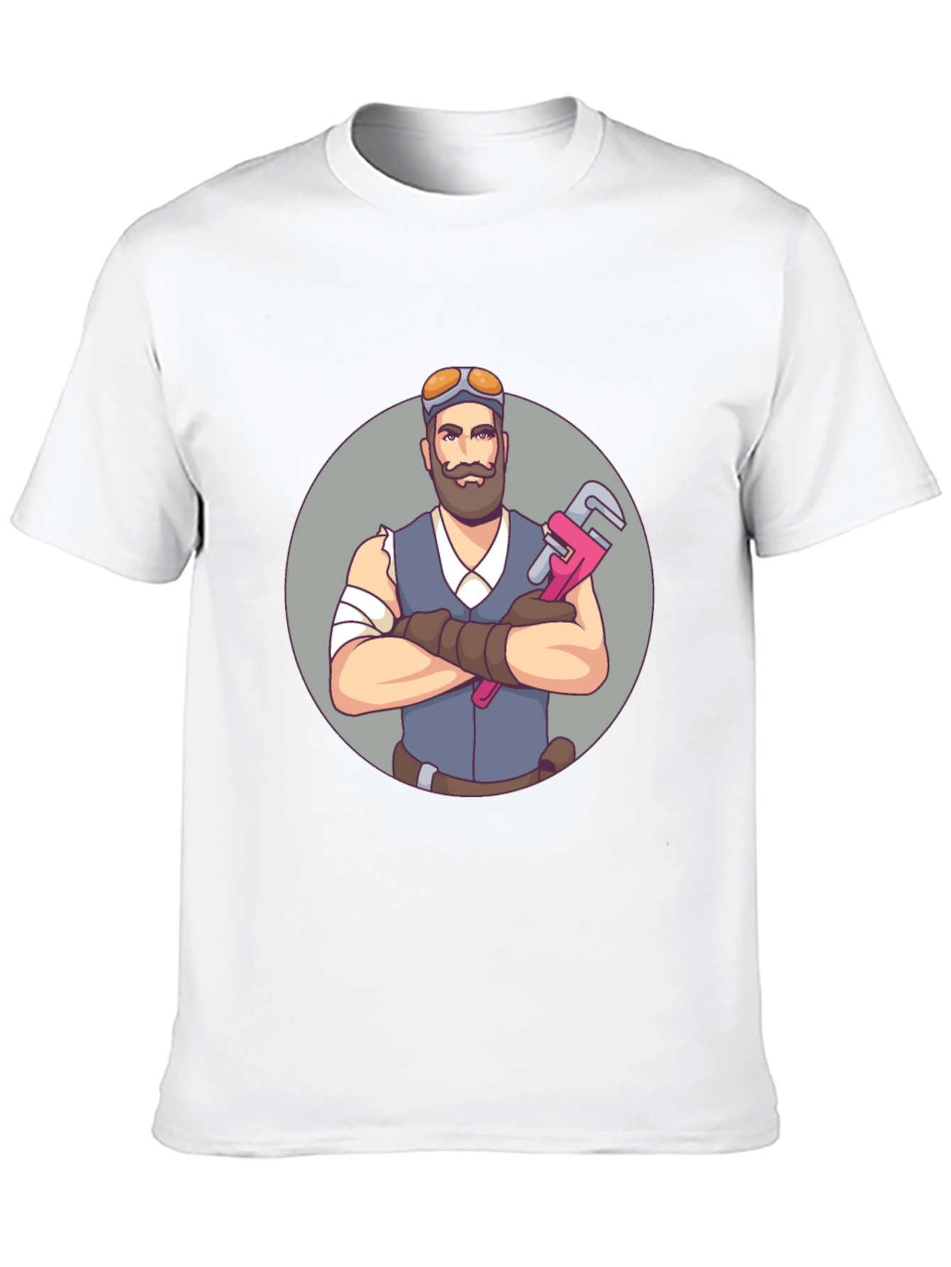 Steam Punk Plumber Graphic T-Shirt