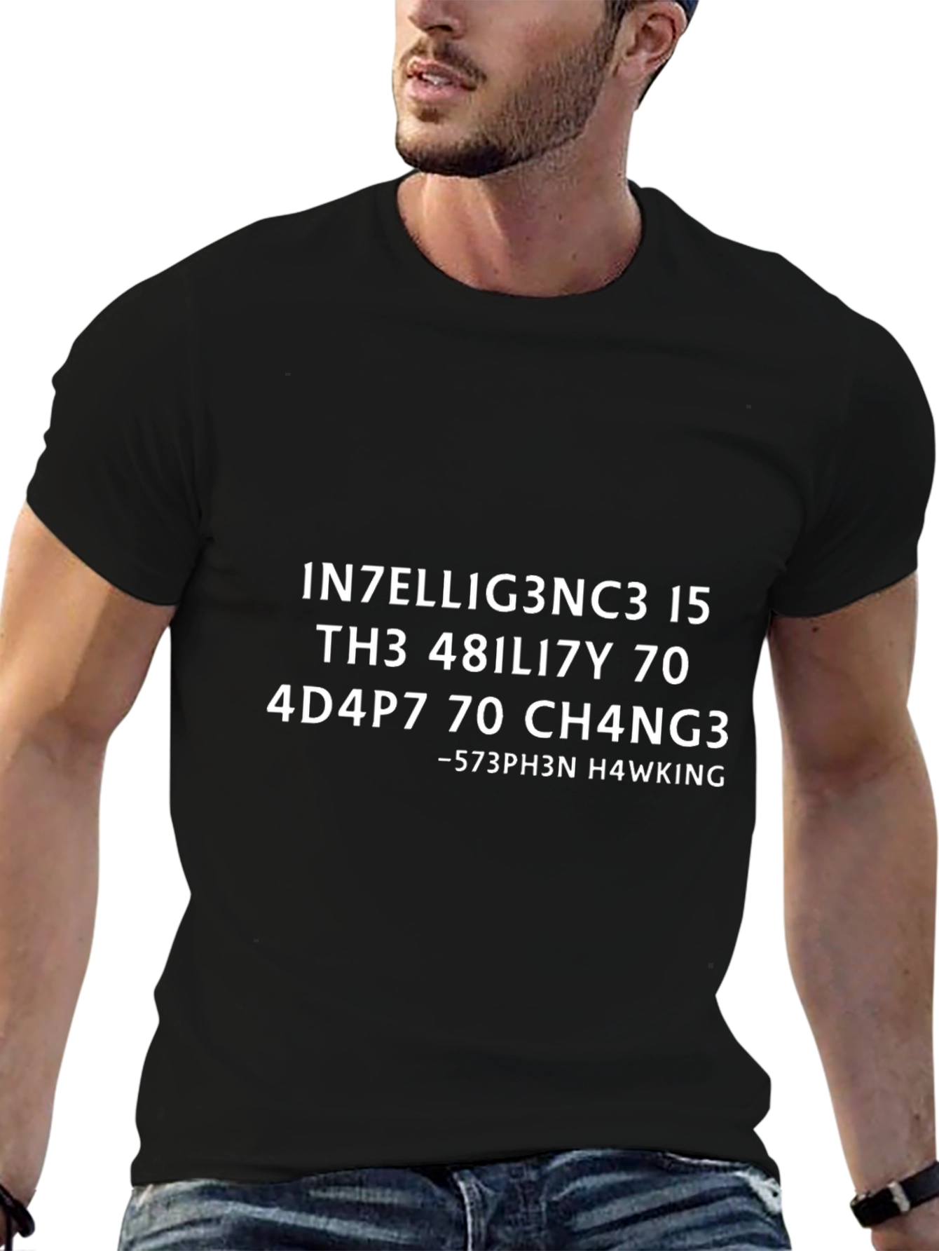 Intelligence Quote T-Shirt - Stephen Hawking