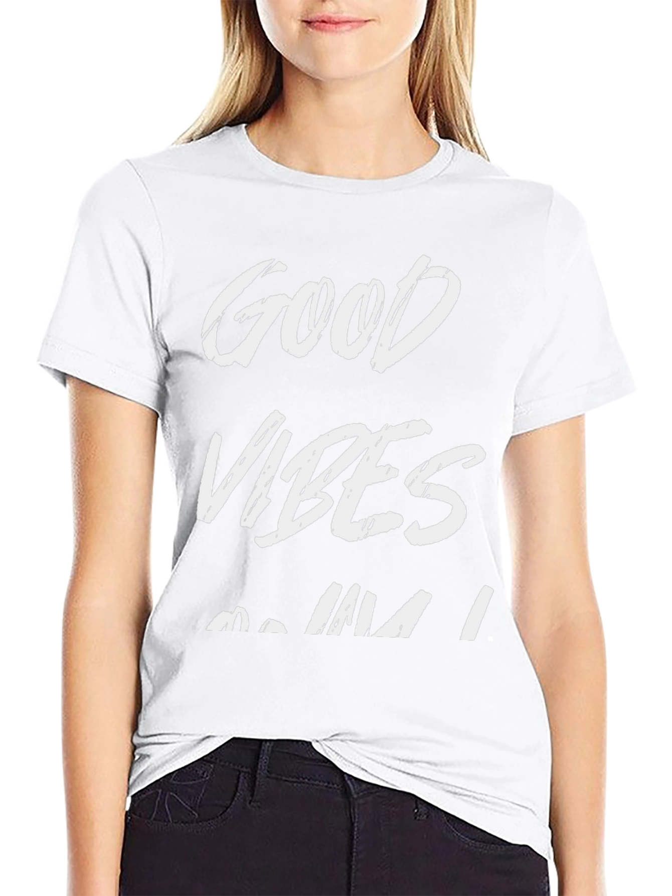 Good Vibes T-Shirt - Black Graphic Tee