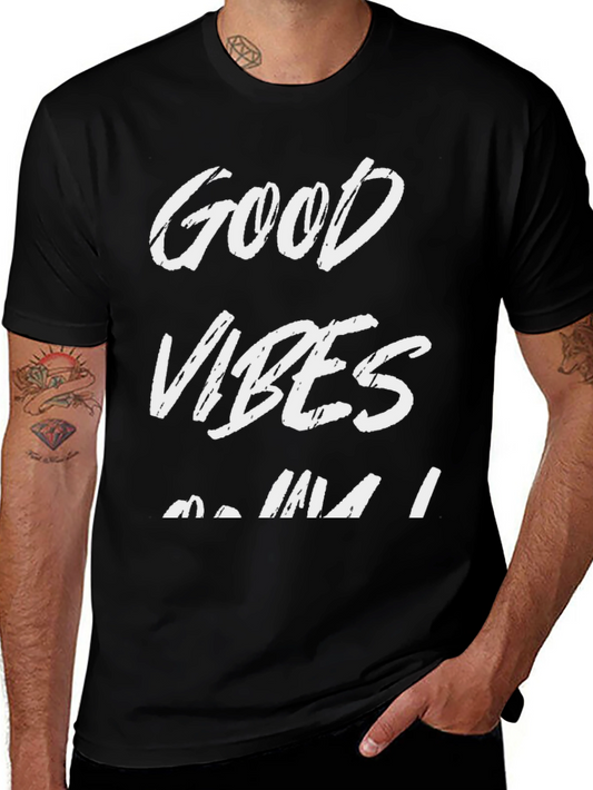Good Vibes T-Shirt - Black Graphic Tee