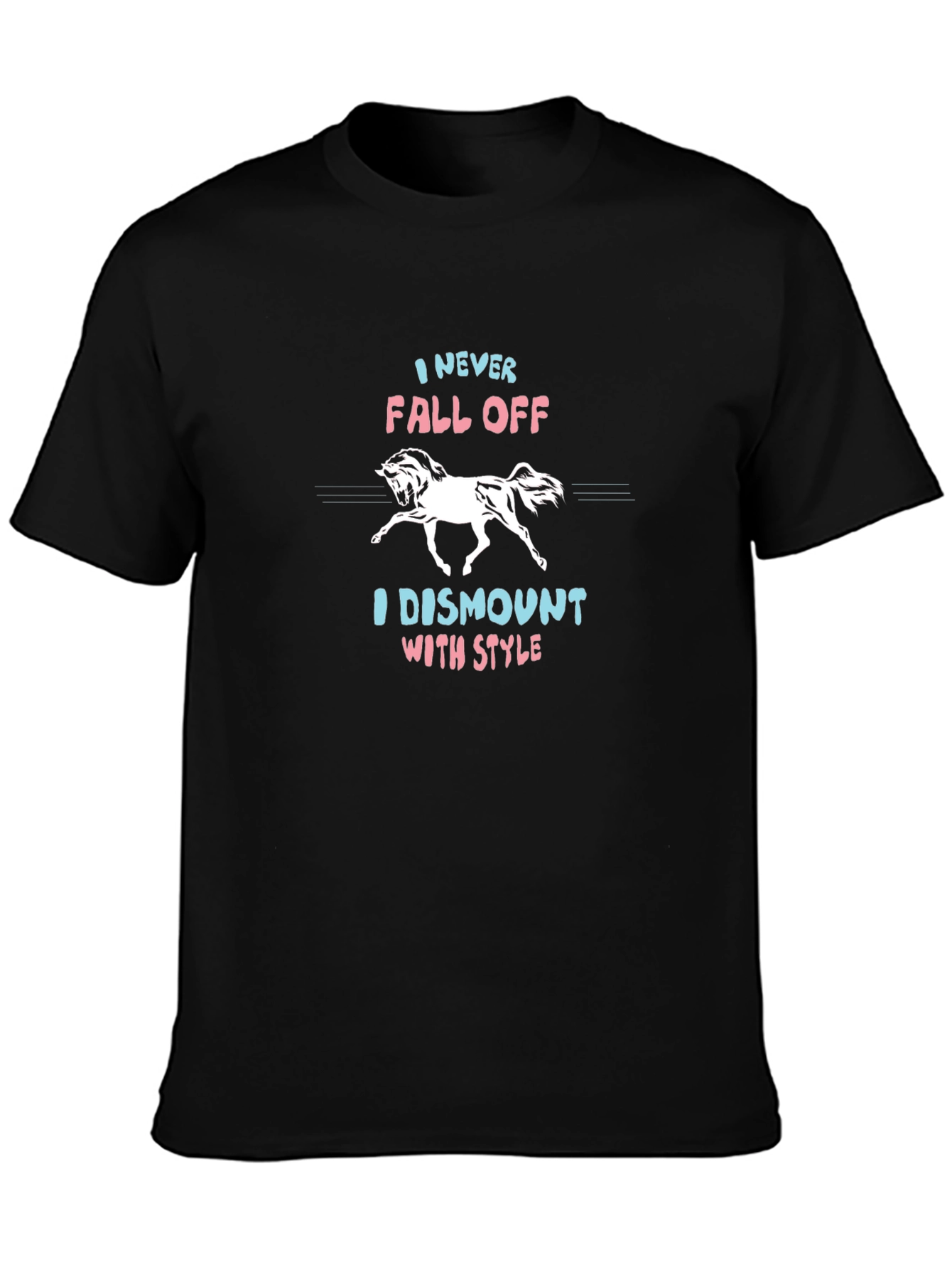 Funny Horse Lover T-Shirt: Dismount with Style!