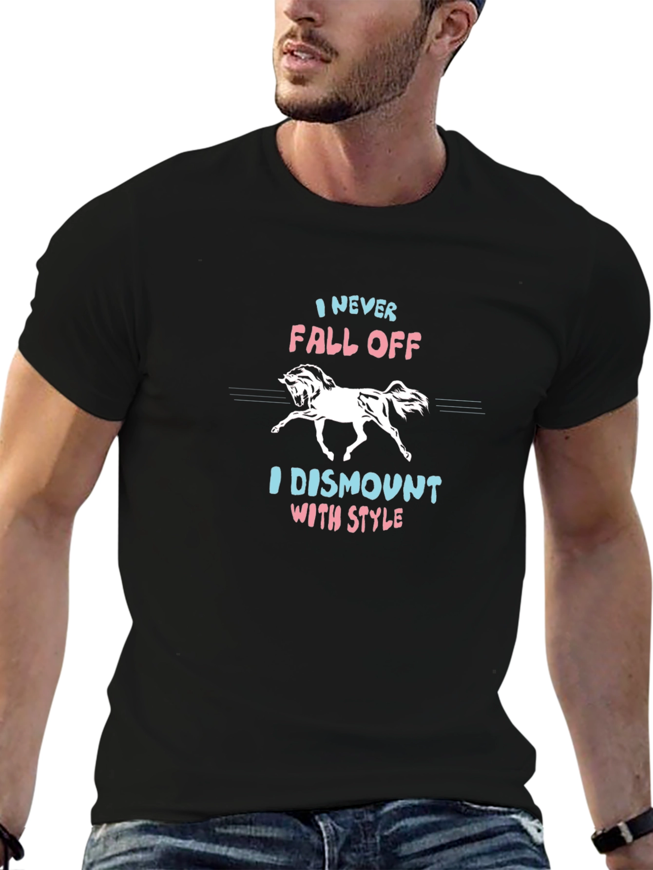 Funny Horse Lover T-Shirt: Dismount with Style!