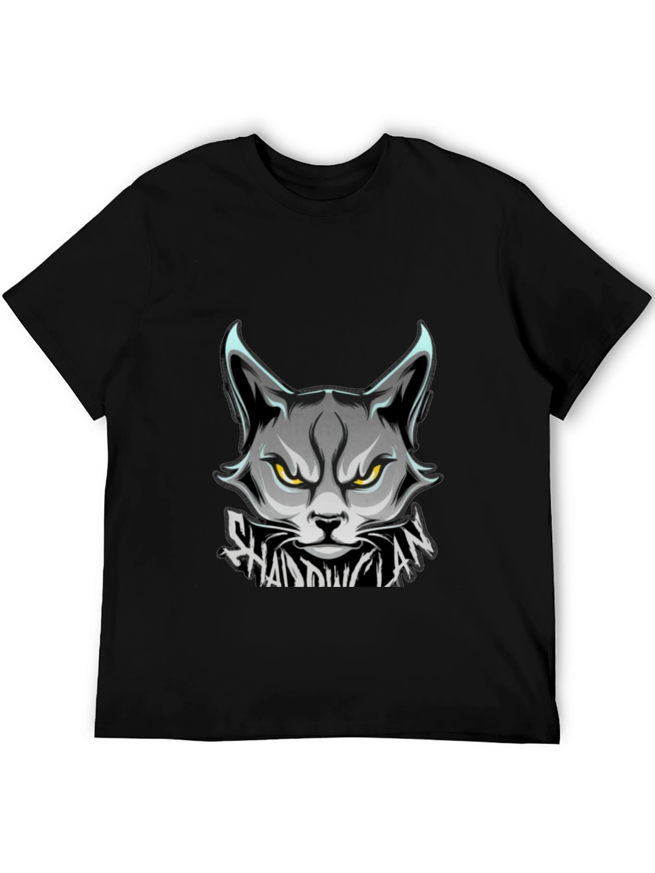 Shadowclan Cat Graphic T-Shirt - Stylish Mens Tee