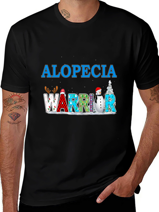 Alopecia Warrior T-Shirt Winter Holiday