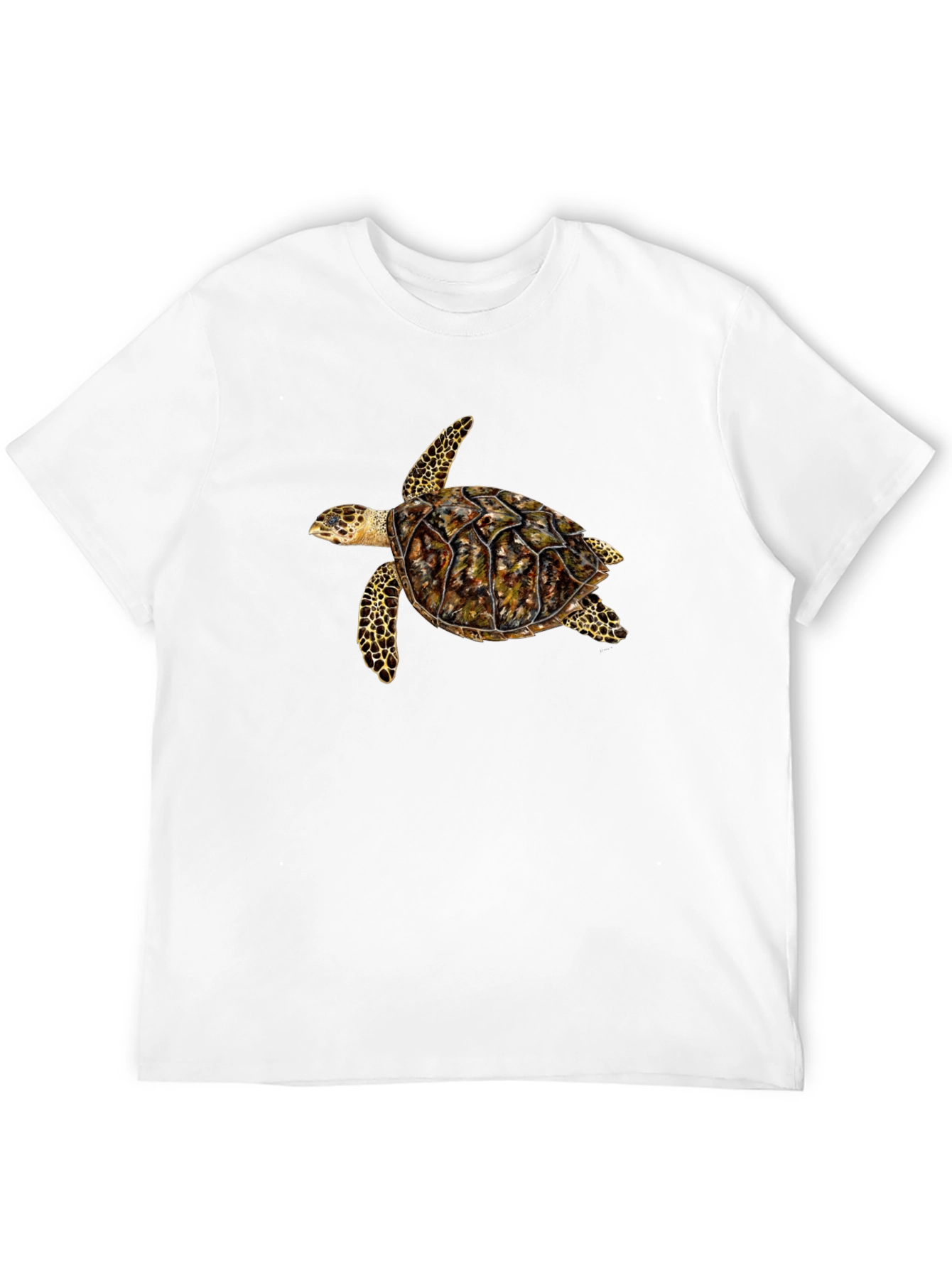 Sea Turtle Graphic Black T-Shirt