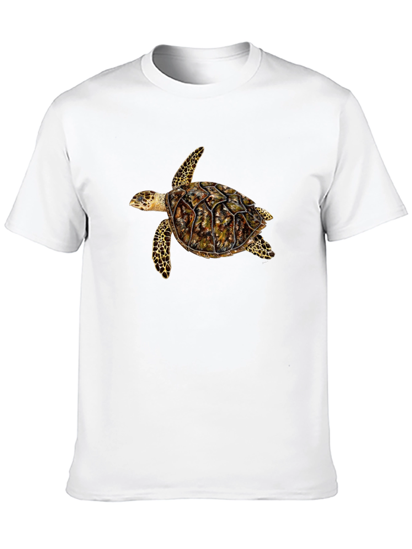 Sea Turtle Graphic Black T-Shirt