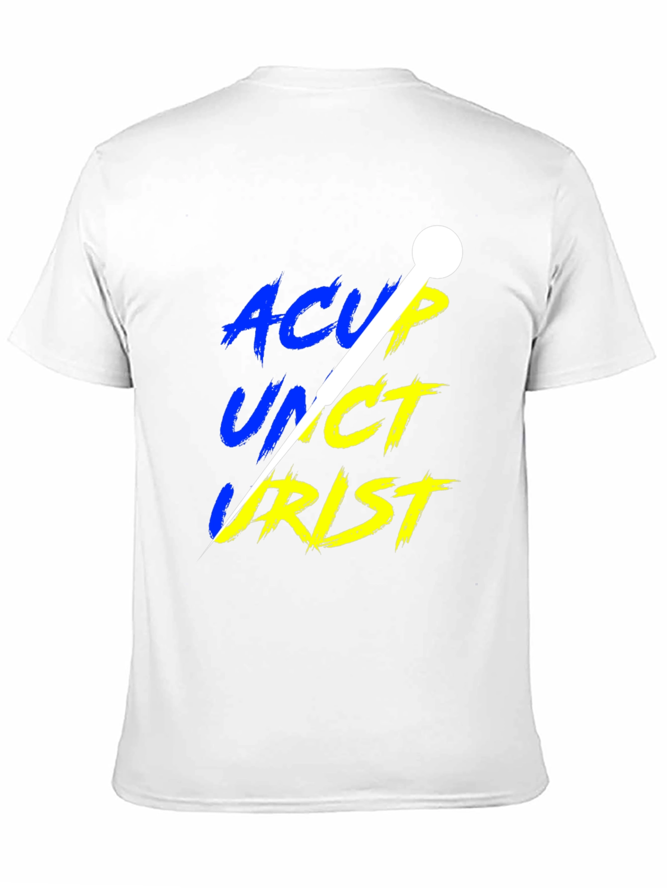 Acupuncturist T-Shirt - Black Crew Neck Tee